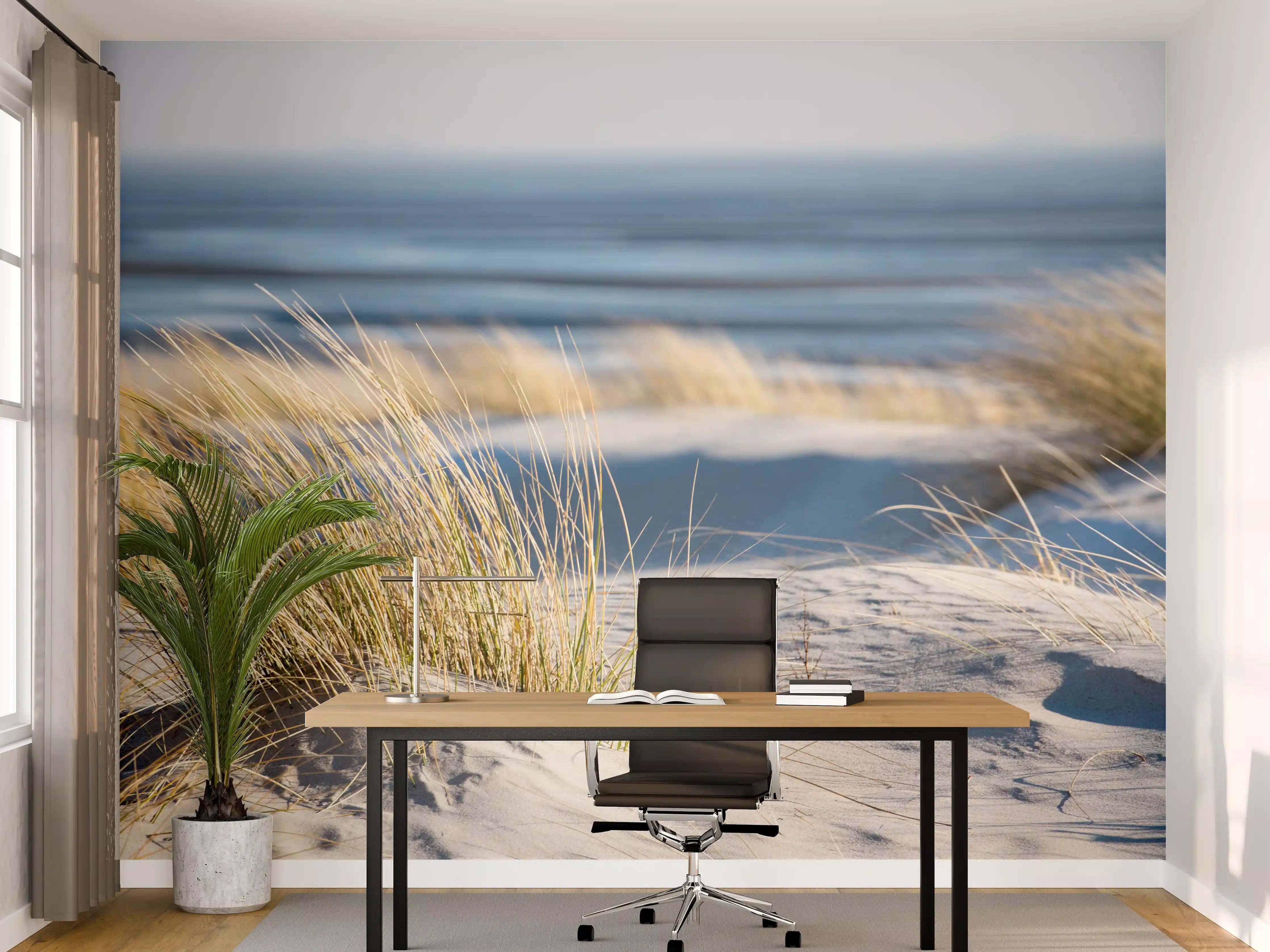 Büro Wandgestaltung - Friedlicher Strand - Nordsee