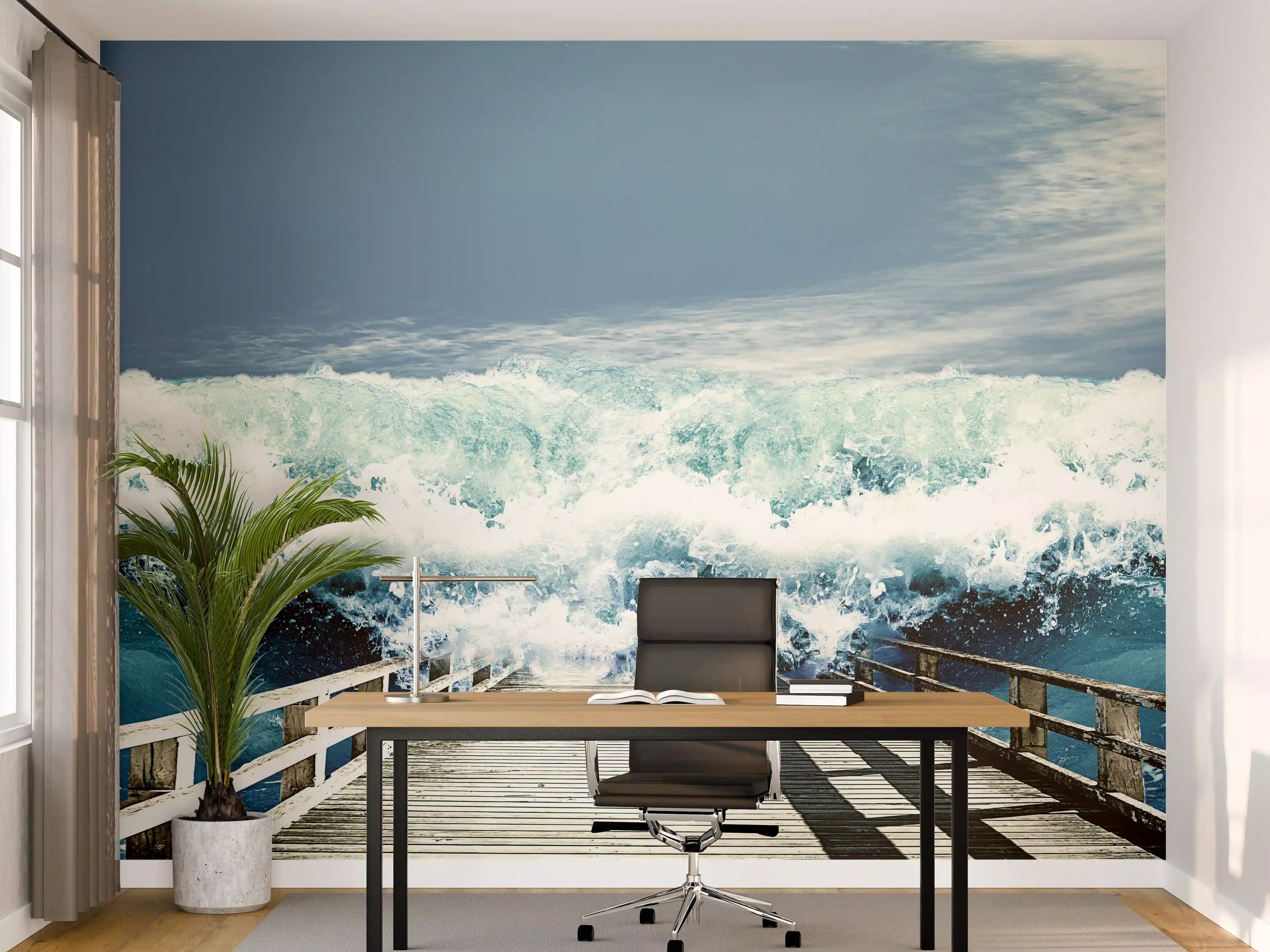 Büro Wandgestaltung - Friedlicher Strand in Thailand