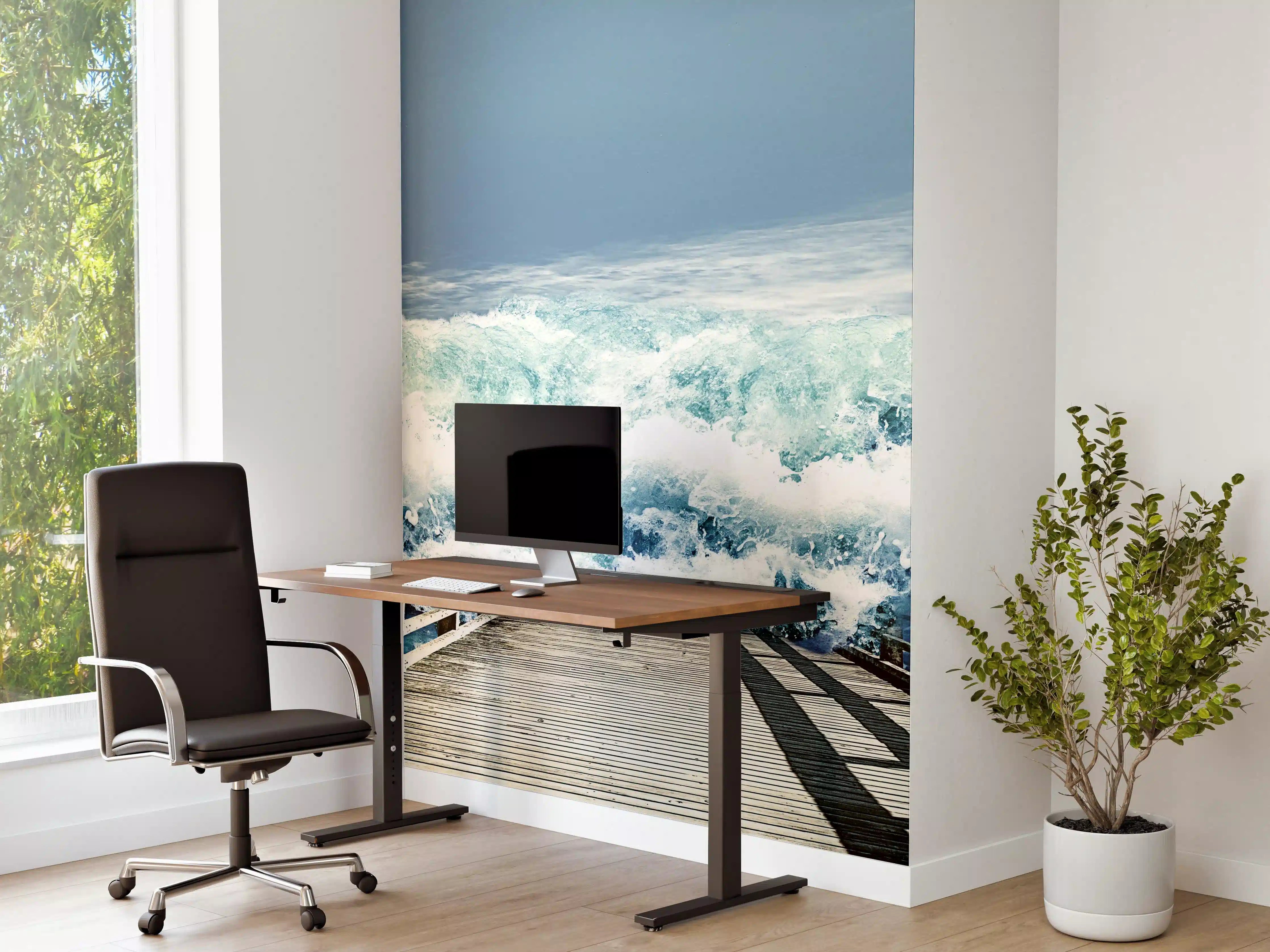 Büro Wandgestaltung - Friedlicher Strand in Thailand