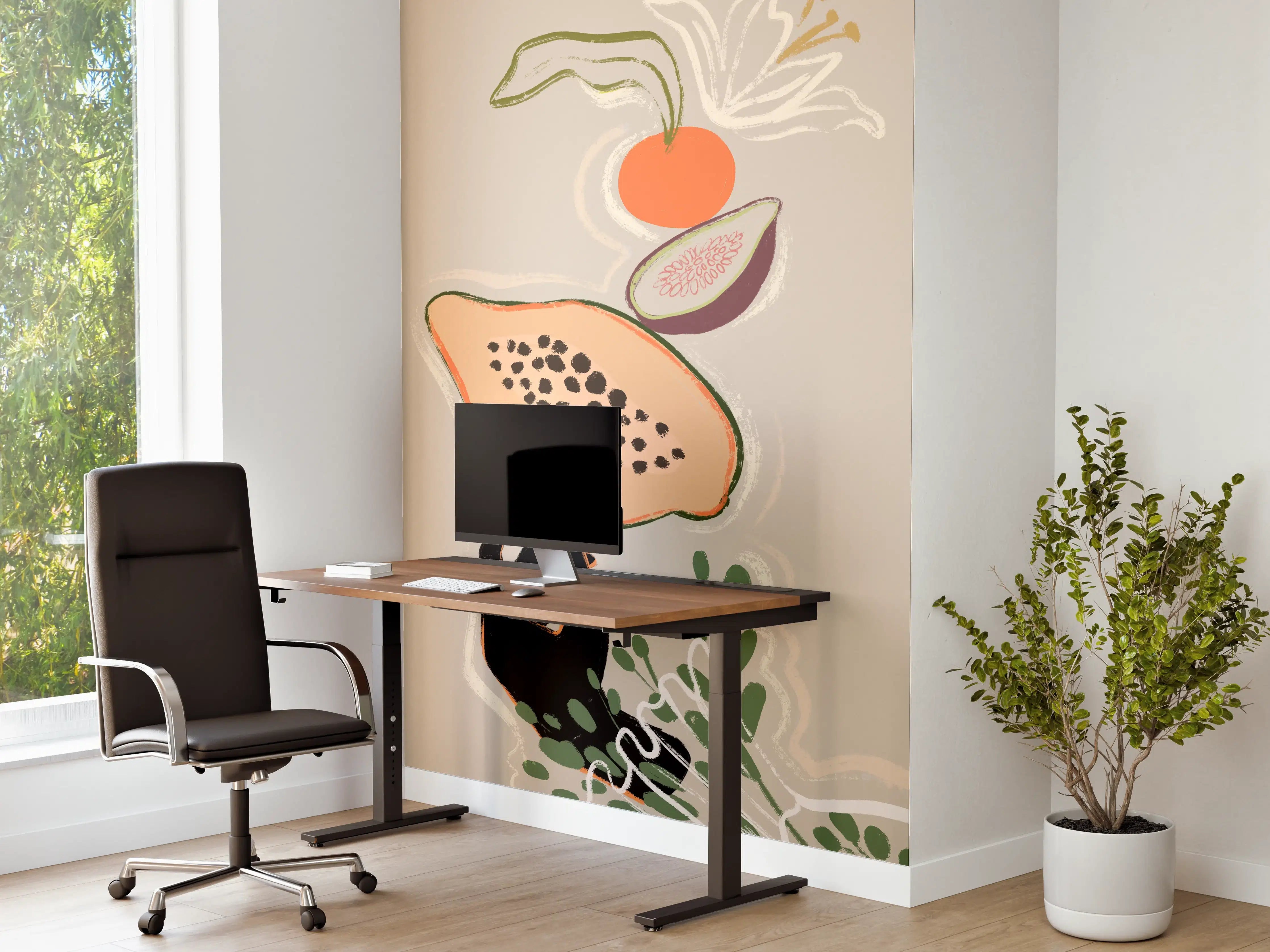 Büro Wandgestaltung - Früchte und Gemüse - Gemälde