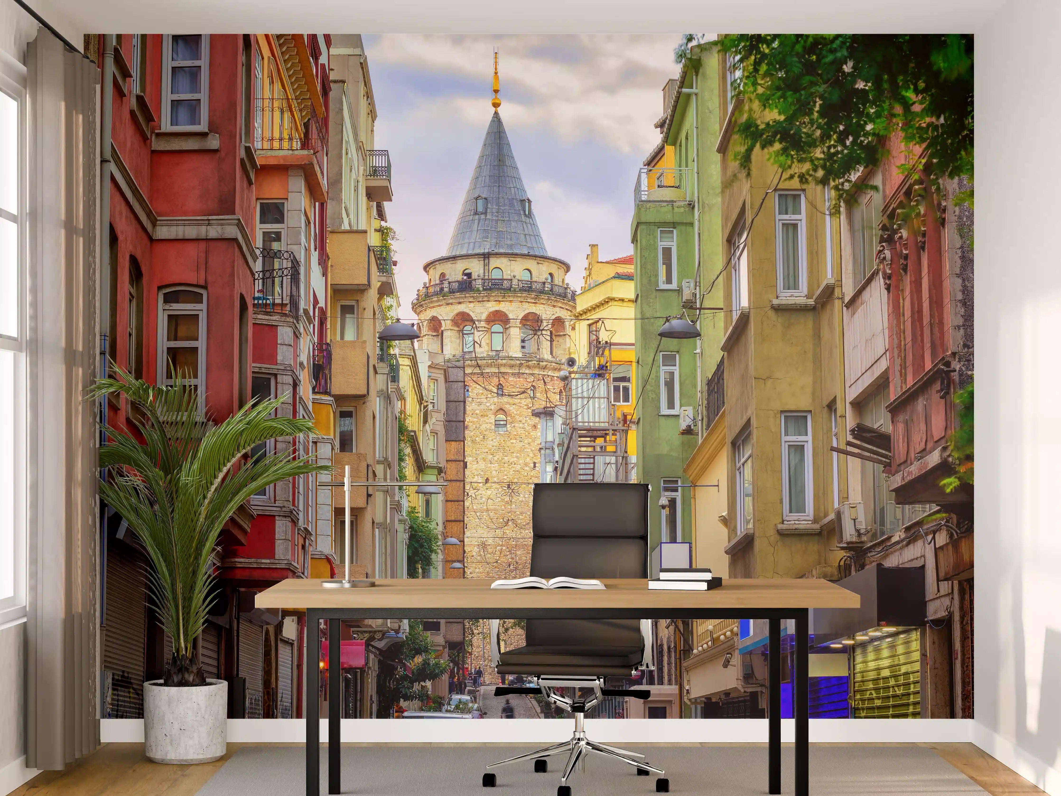 Büro Wandgestaltung - Galata-Turm in der Altstadt von Istanbul