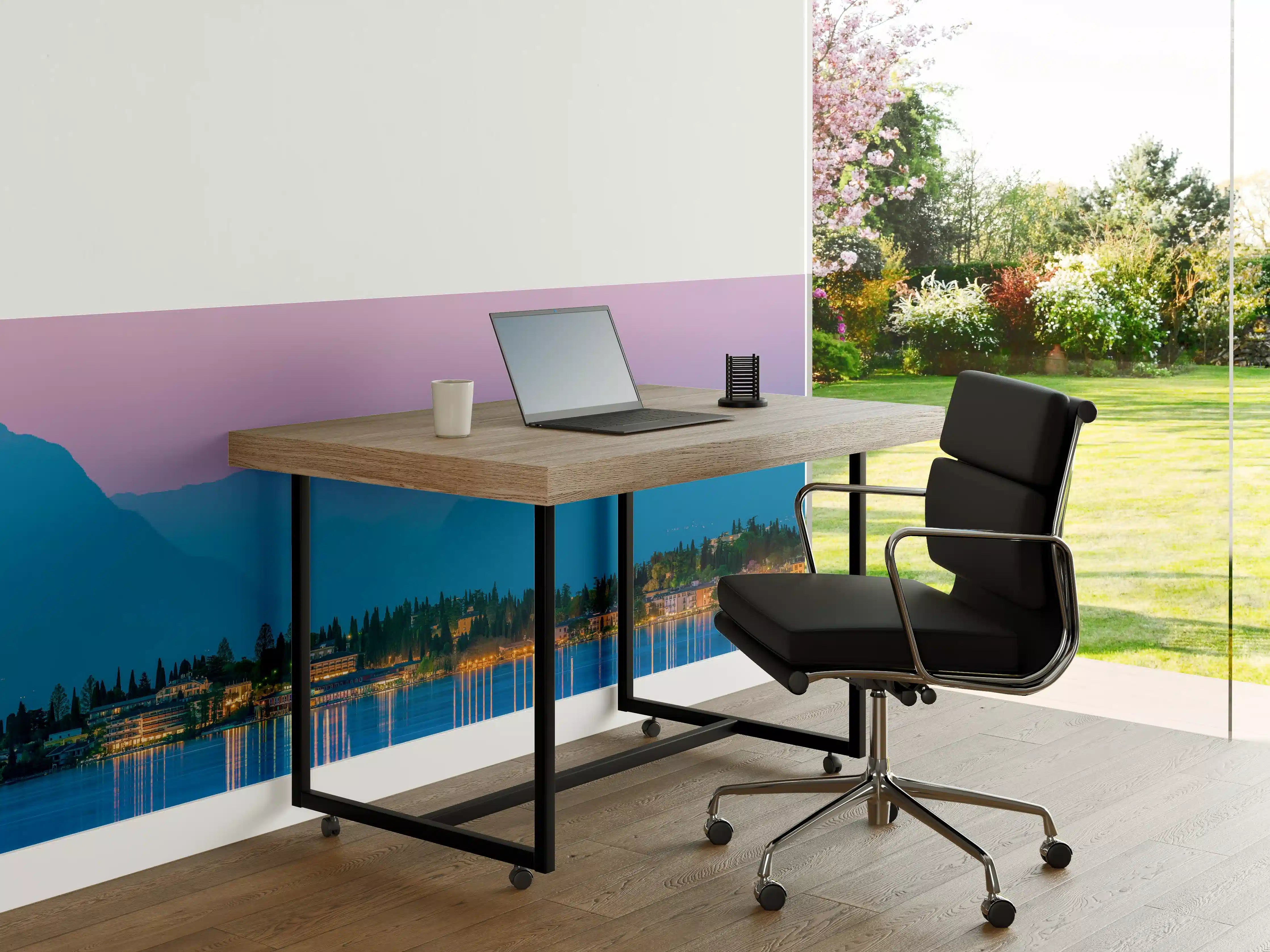 Büro Wandgestaltung - Gardasee Abenddämmerung Panorama