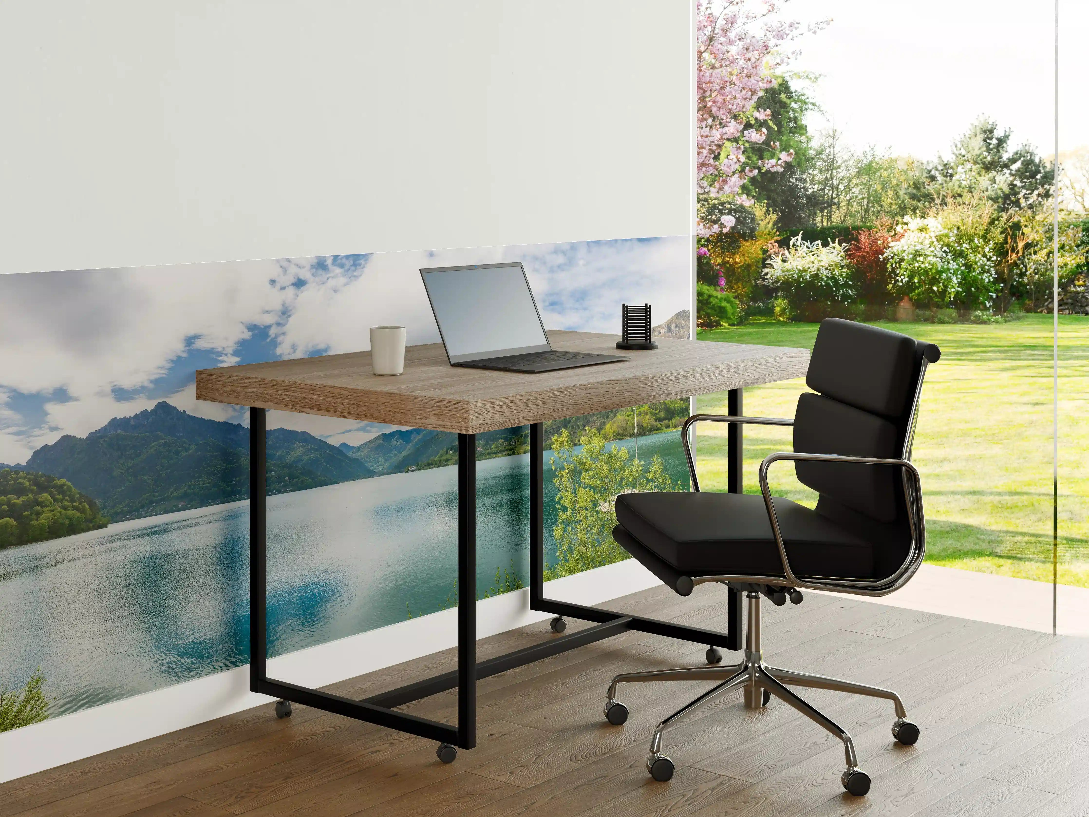 Büro Wandgestaltung - Gardasee Türkis-Grünes Panorama