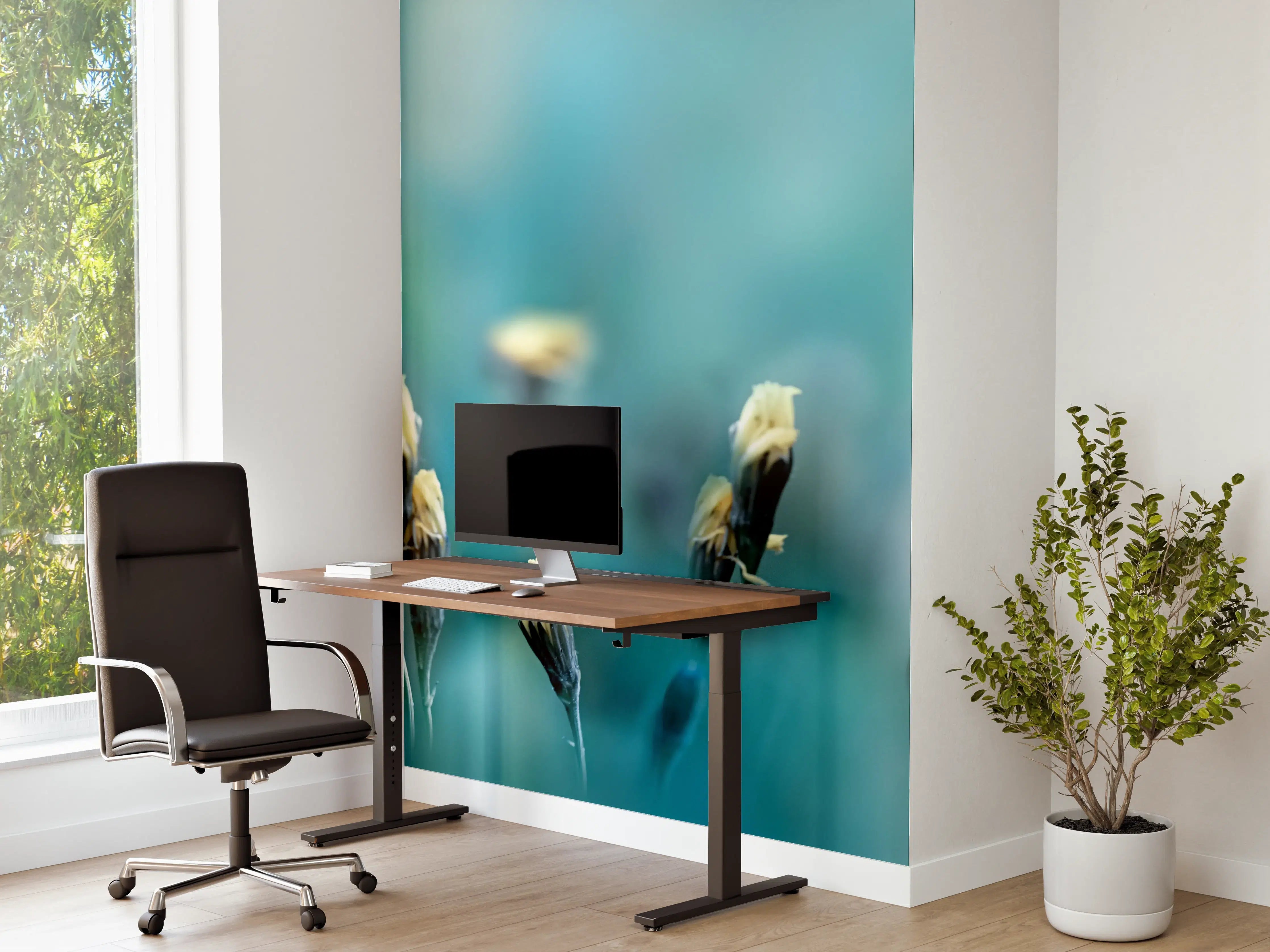 Büro Wandgestaltung - Gedeihendes Frühlingsfeld
