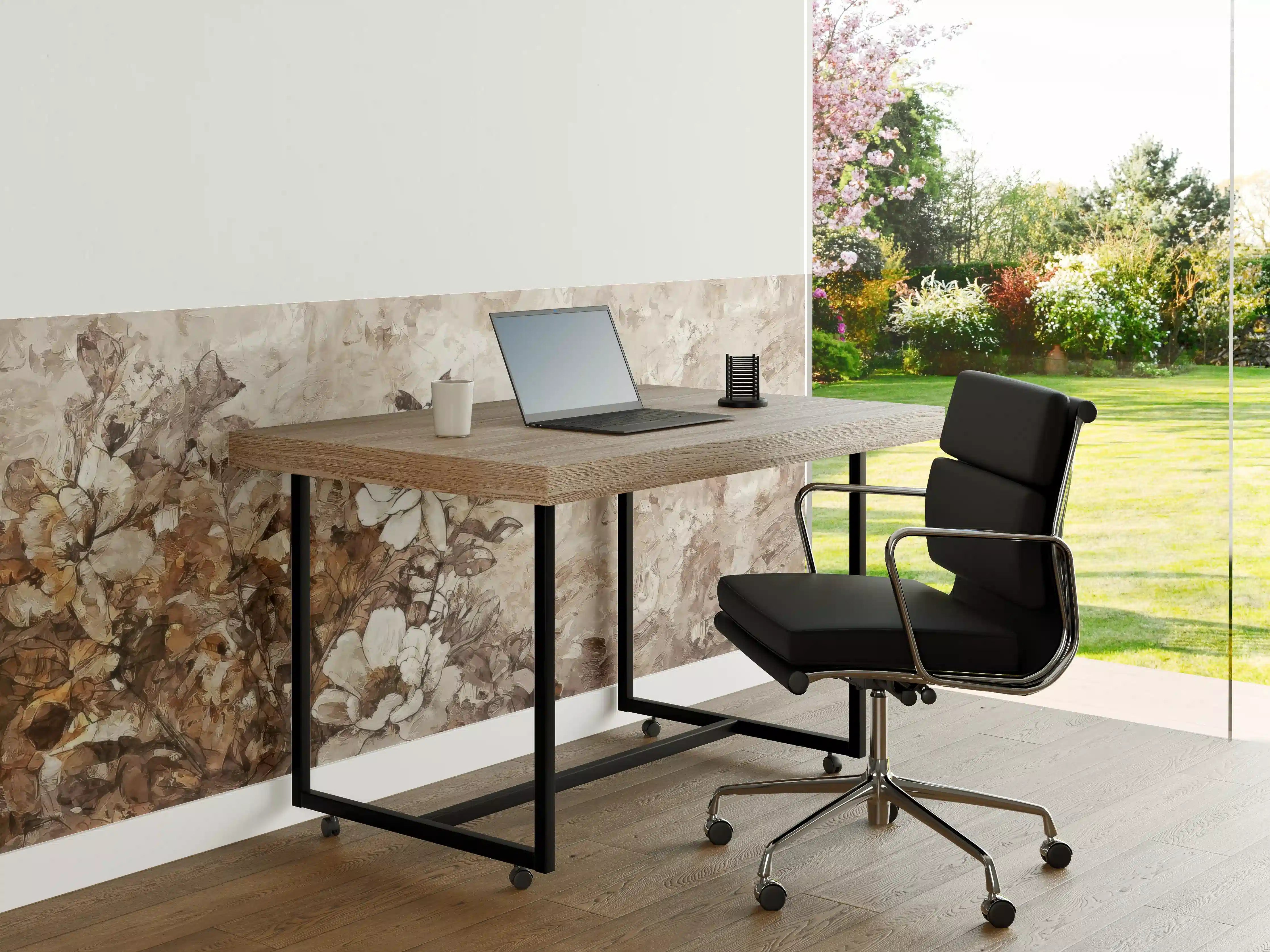 Büro Wandgestaltung - Gemälde . weiße Blüten