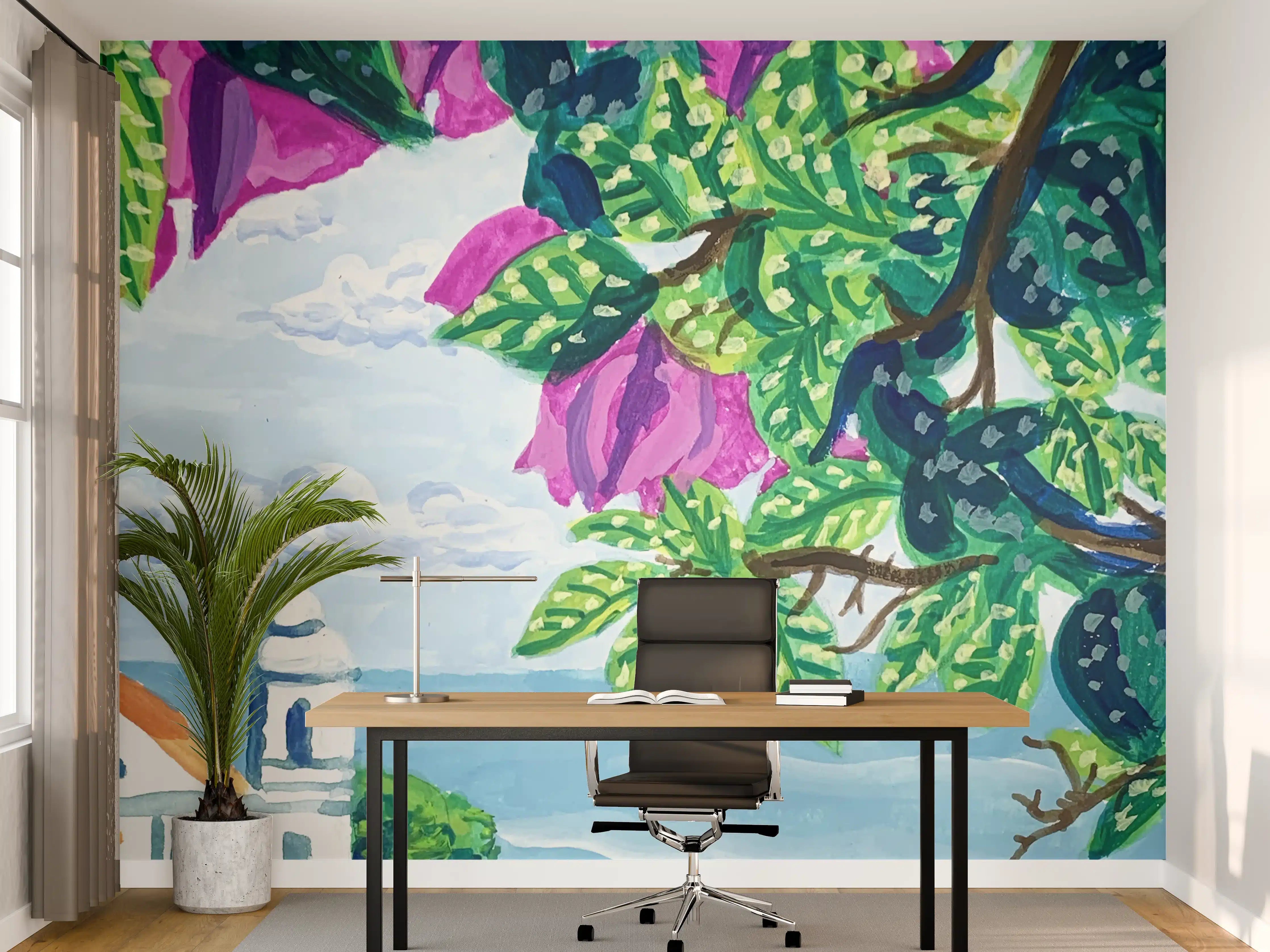 Büro Wandgestaltung - Gemälde von Lissabon
