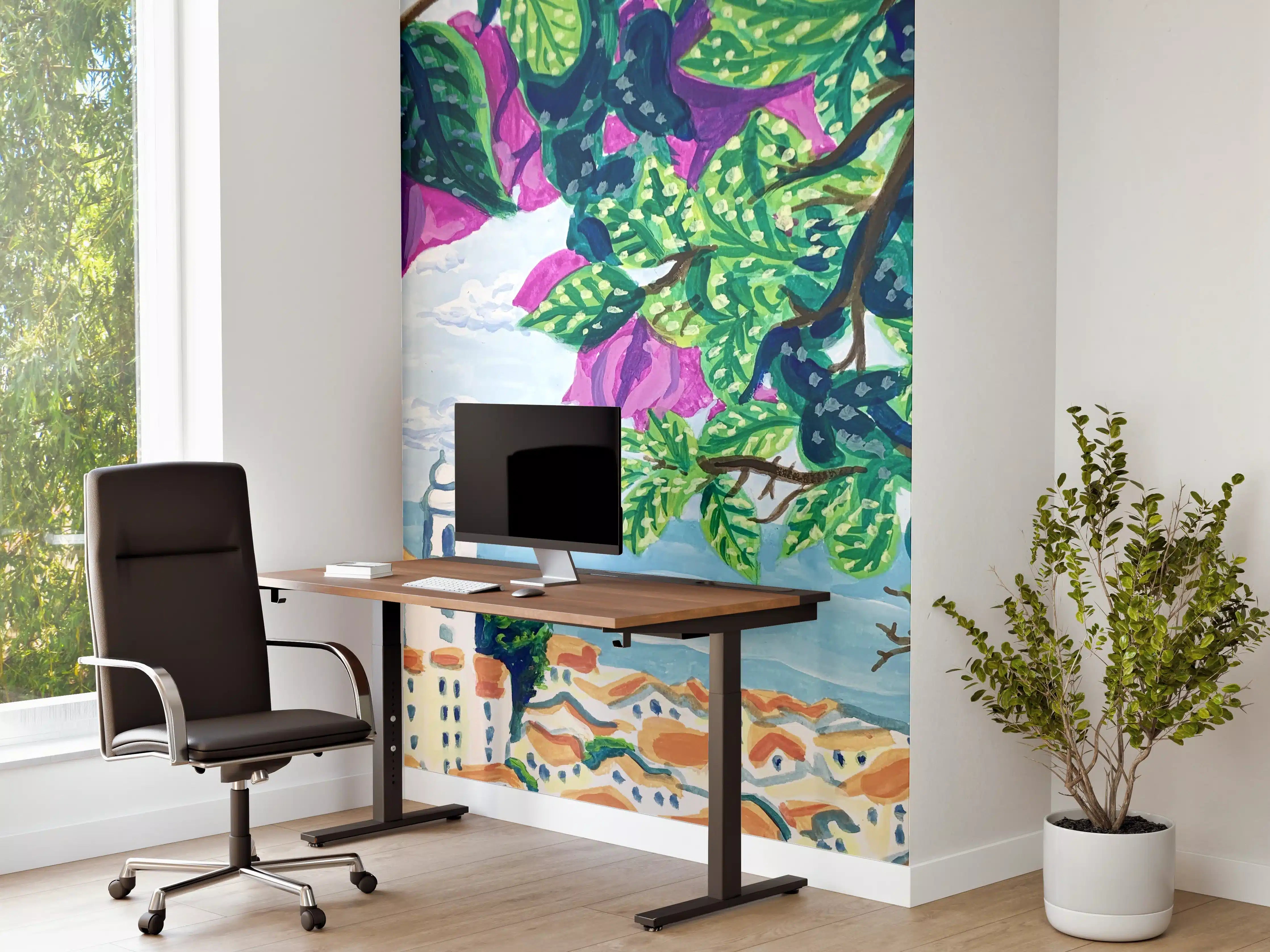 Büro Wandgestaltung - Gemälde von Lissabon
