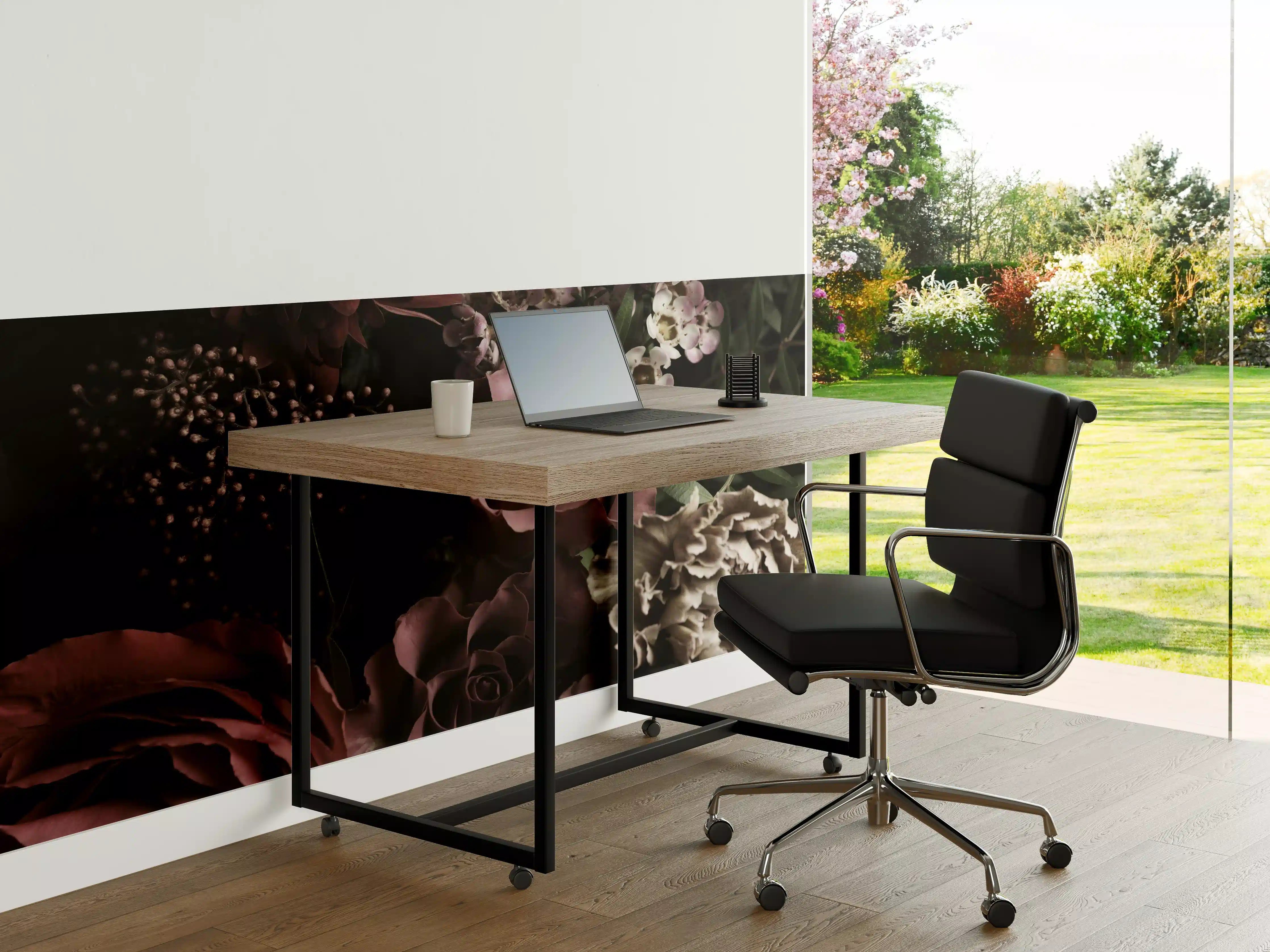Büro Wandgestaltung - Gemischter Vintage-Blumenstrauß 