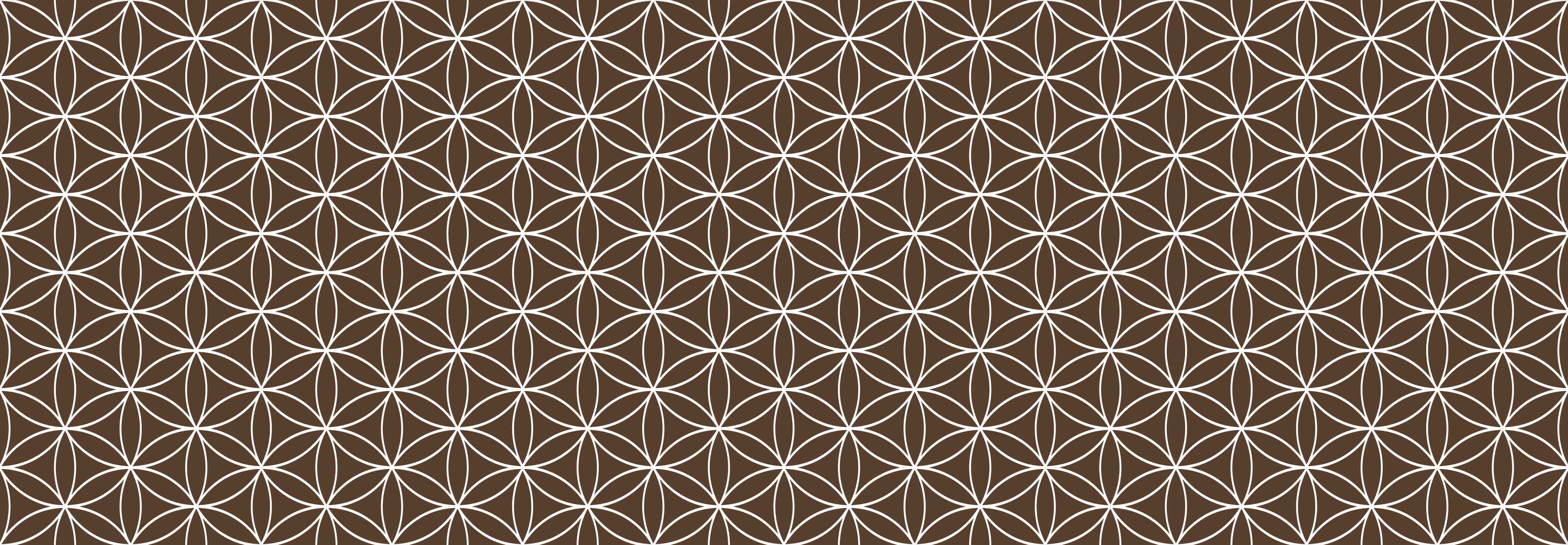 Büro Wandgestaltung-Geometrische Fliesen in warmem Braun