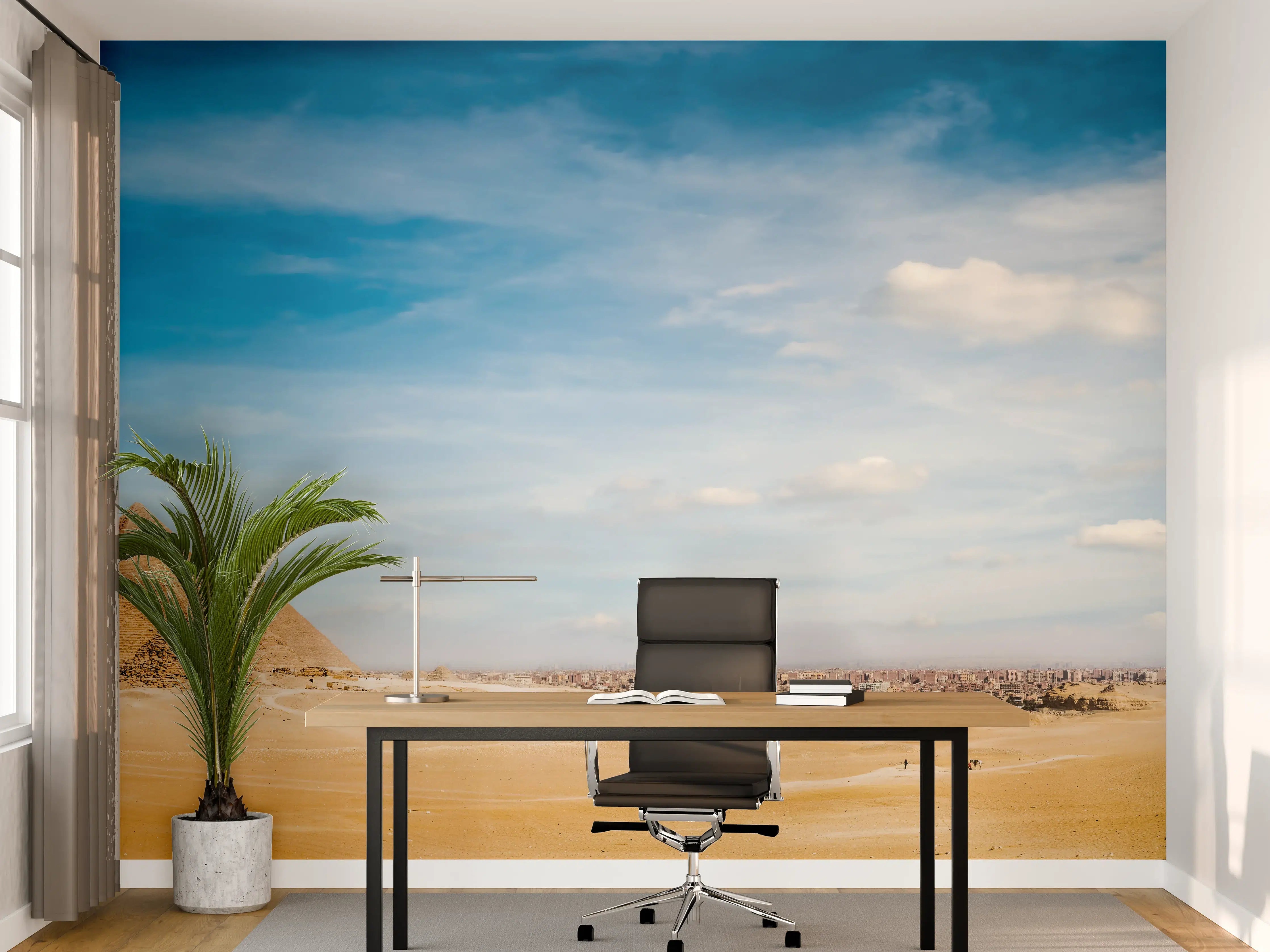 Büro Wandgestaltung - Gizeh-Pyramiden Panorama