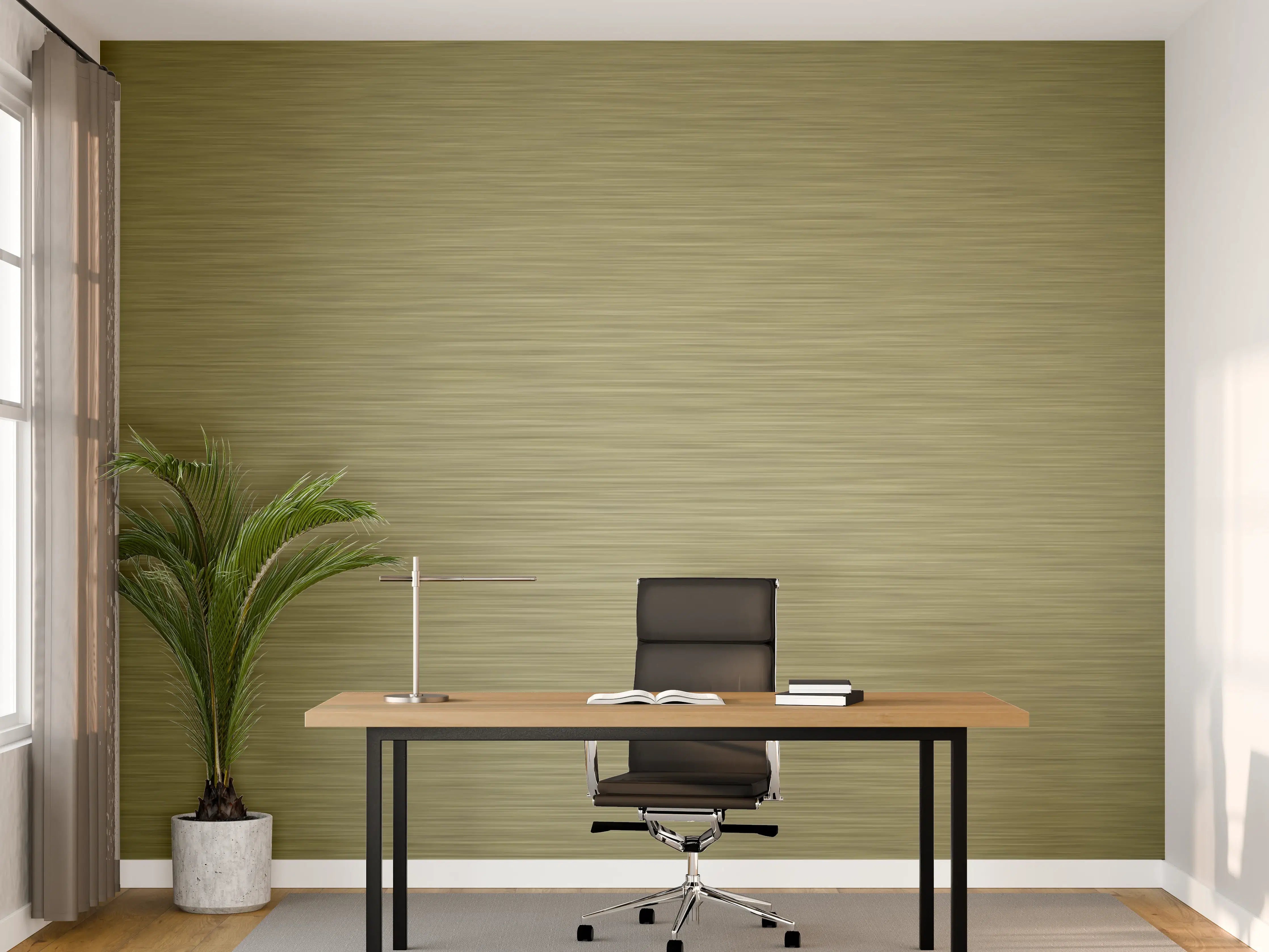 Büro Wandgestaltung - Gold - ALU Prime - Metall Gebürstet