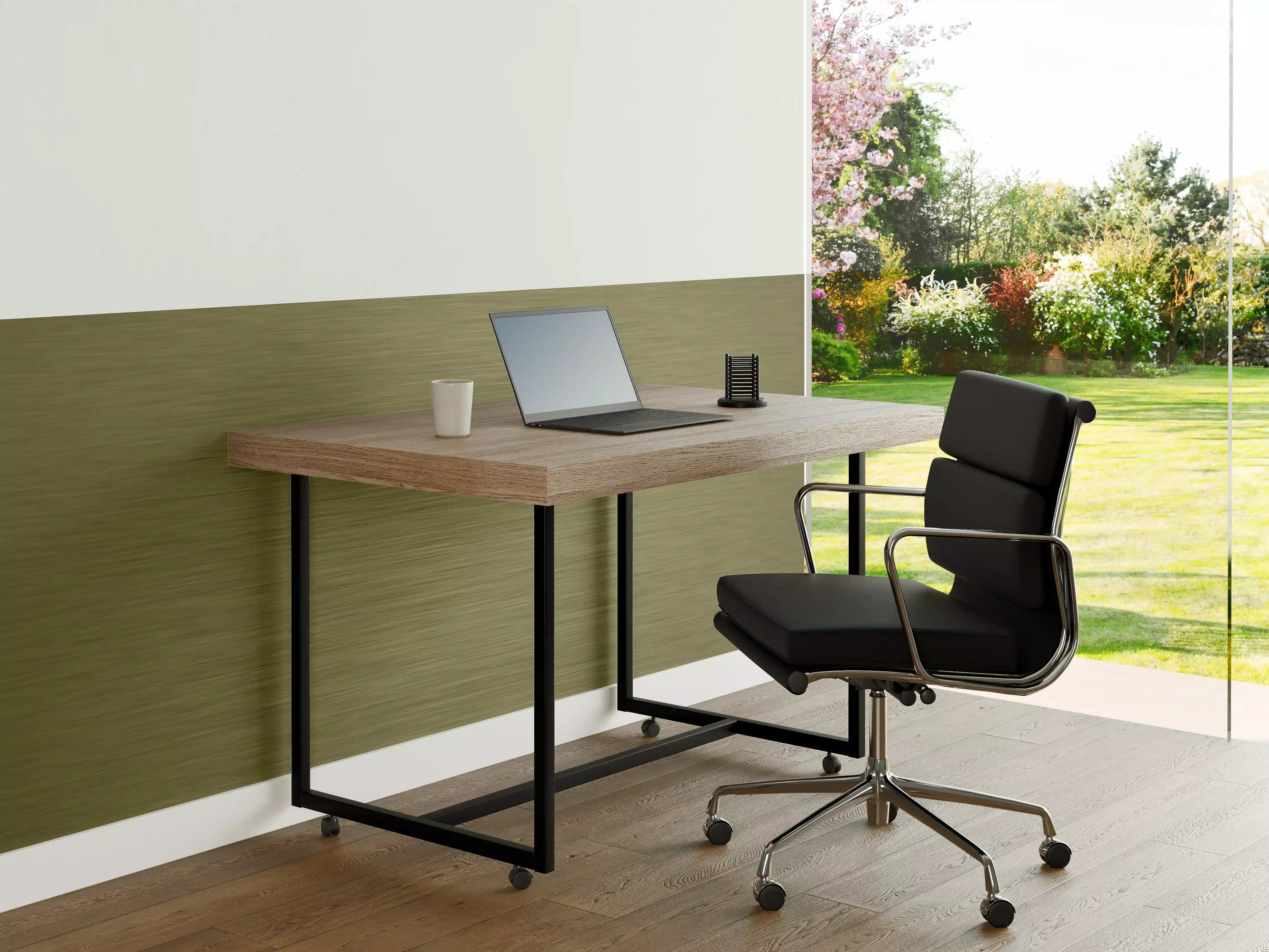 Büro Wandgestaltung - Gold - ALU Prime - Metall Gebürstet