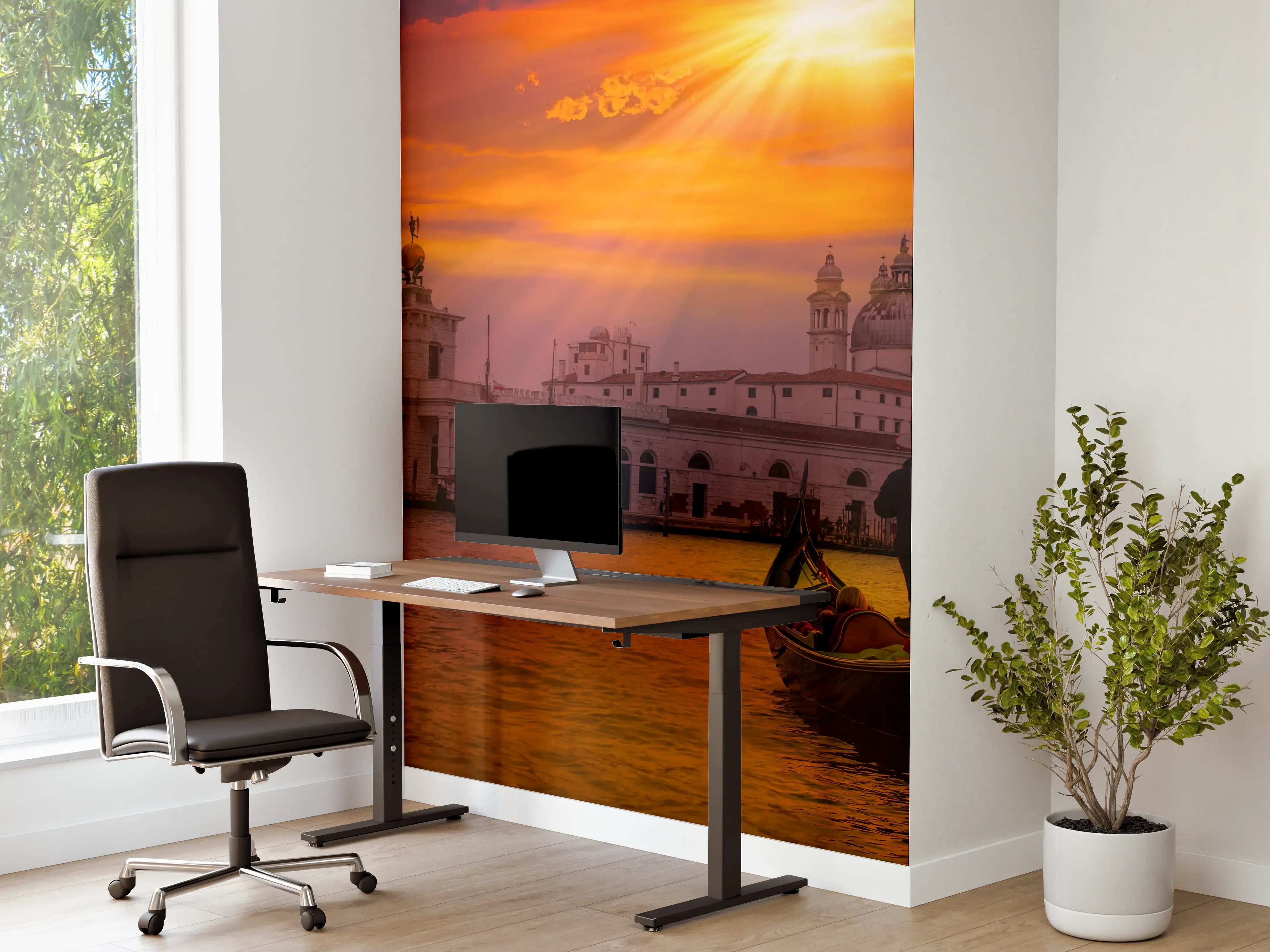 Büro Wandgestaltung - Gondelfahrt in Venedig