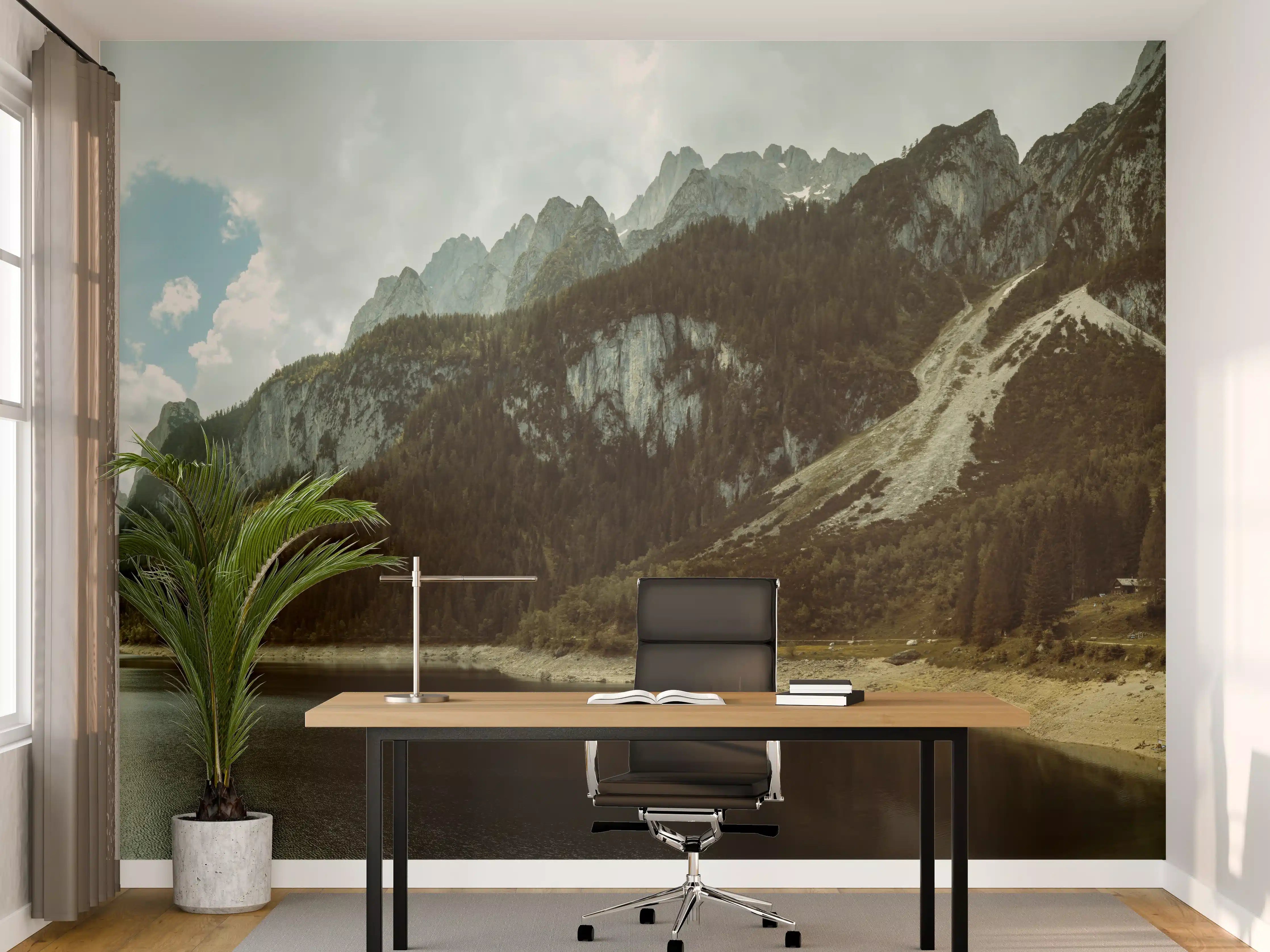 Büro Wandgestaltung - Gosausee Panorama