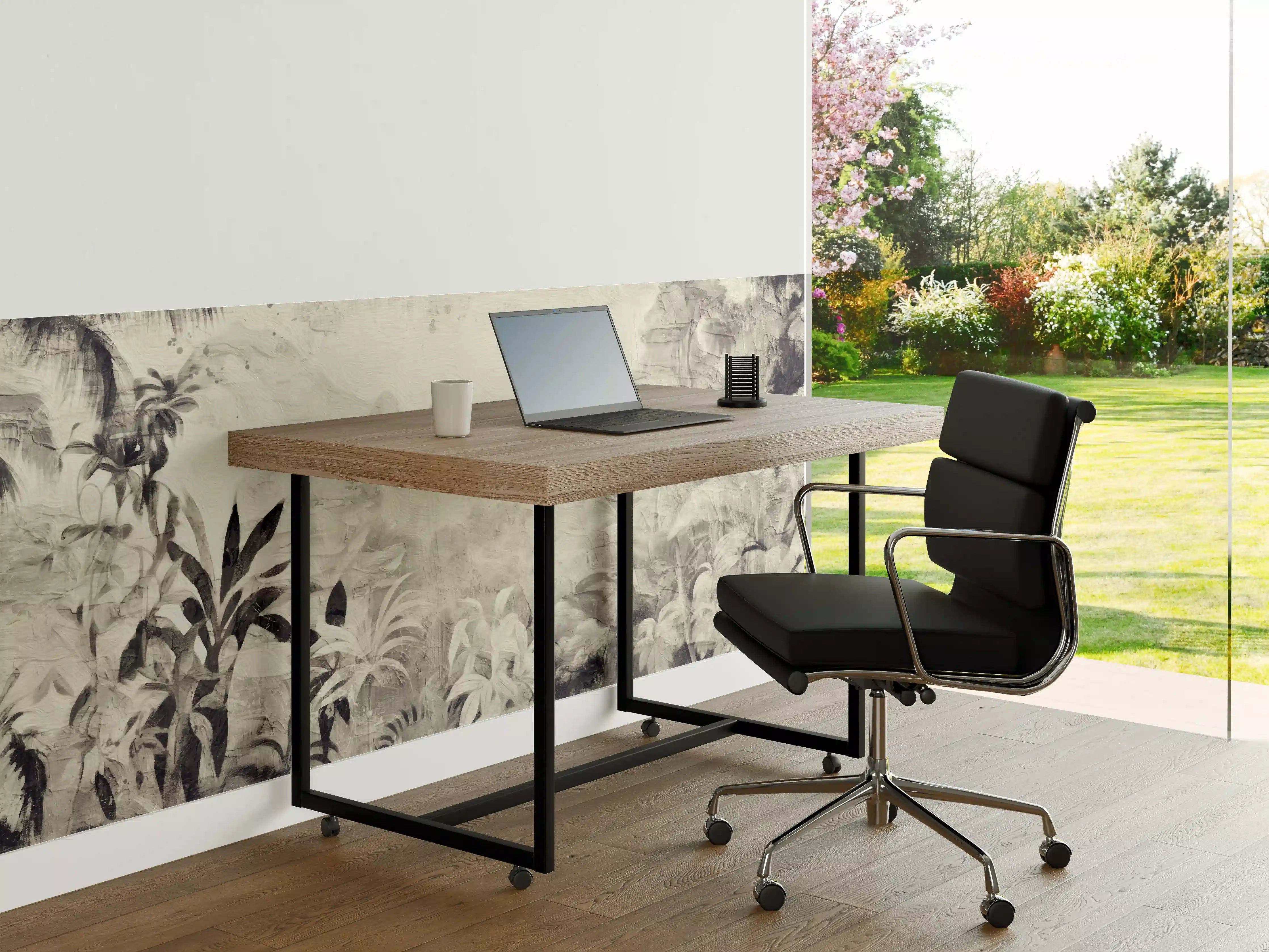 Büro Wandgestaltung - Gräuliche Landschaft - Floral
