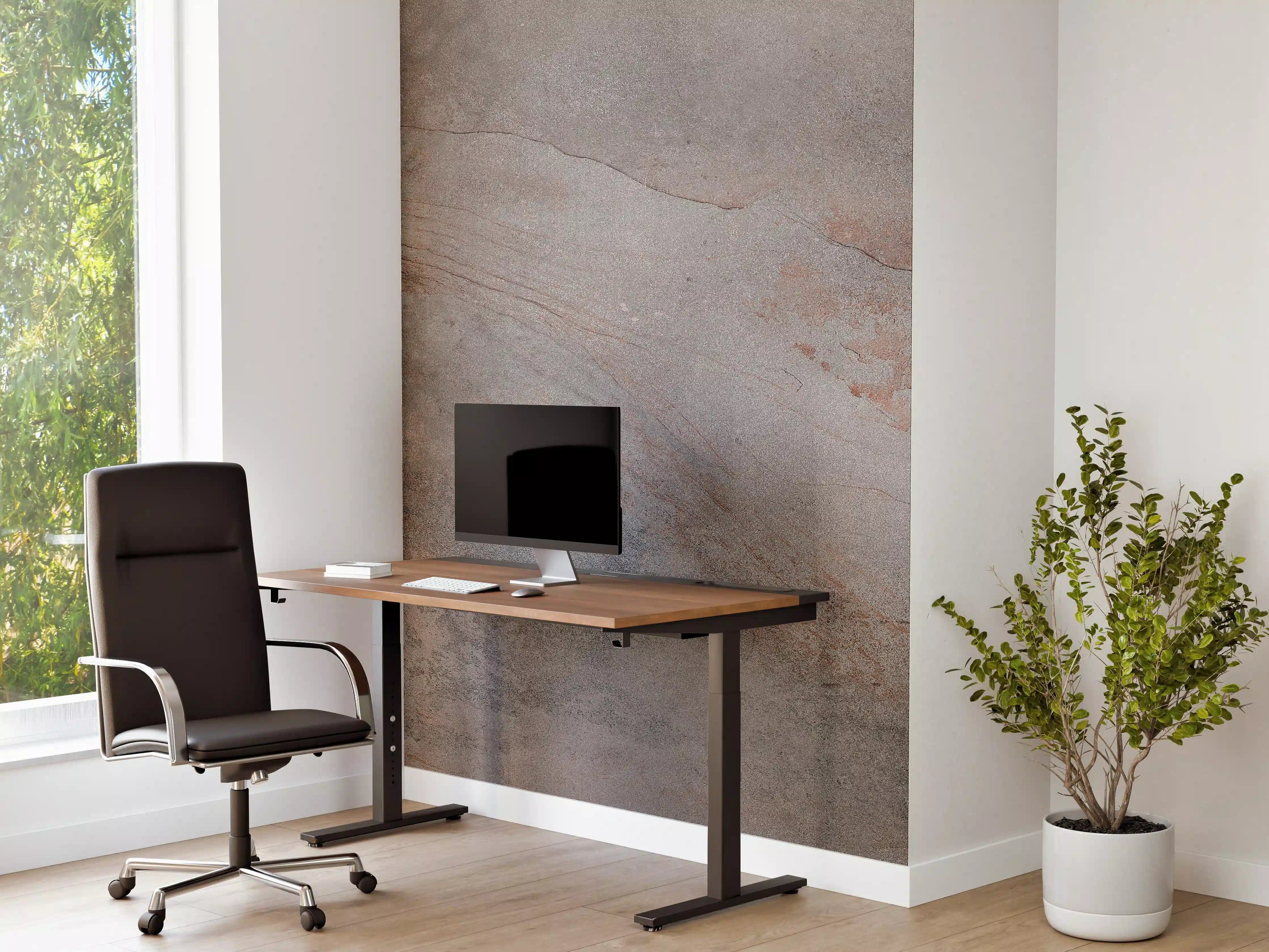 Büro Wandgestaltung - Gräuliche Vintage Marmor Textur