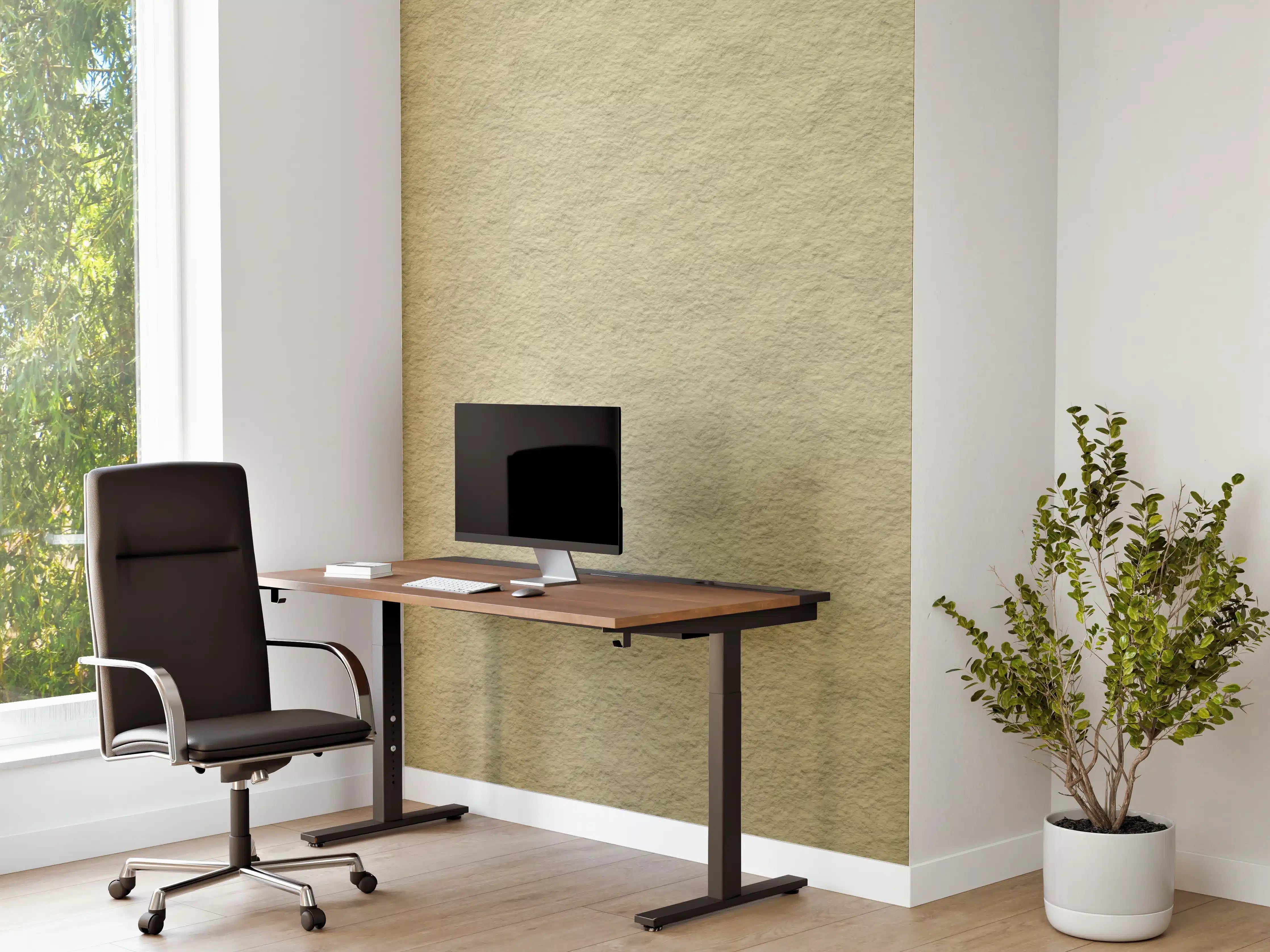 Büro Wandgestaltung - Gräuliche Wandtextur