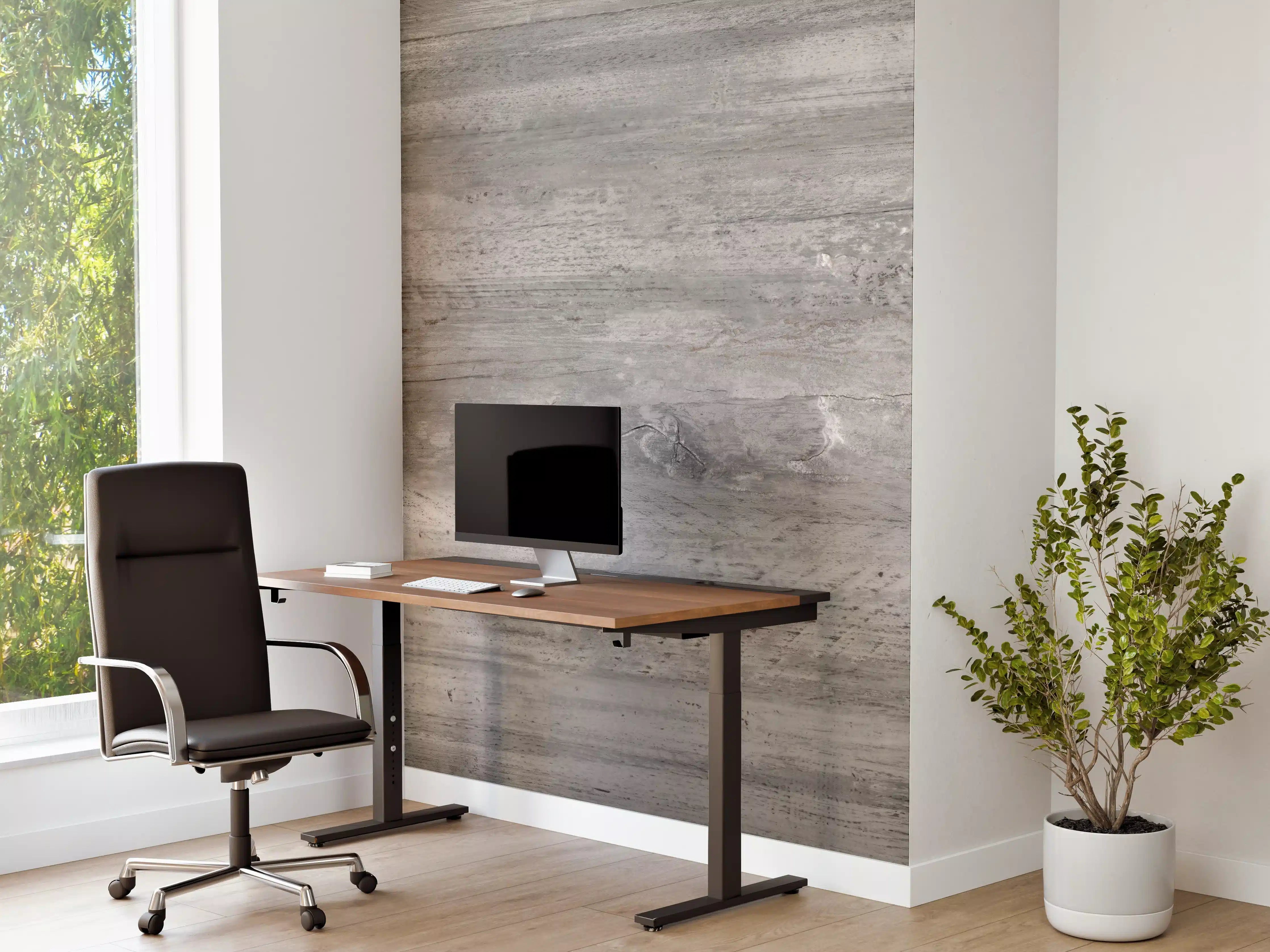 Büro Wandgestaltung - Gräuliche alte Holztextur