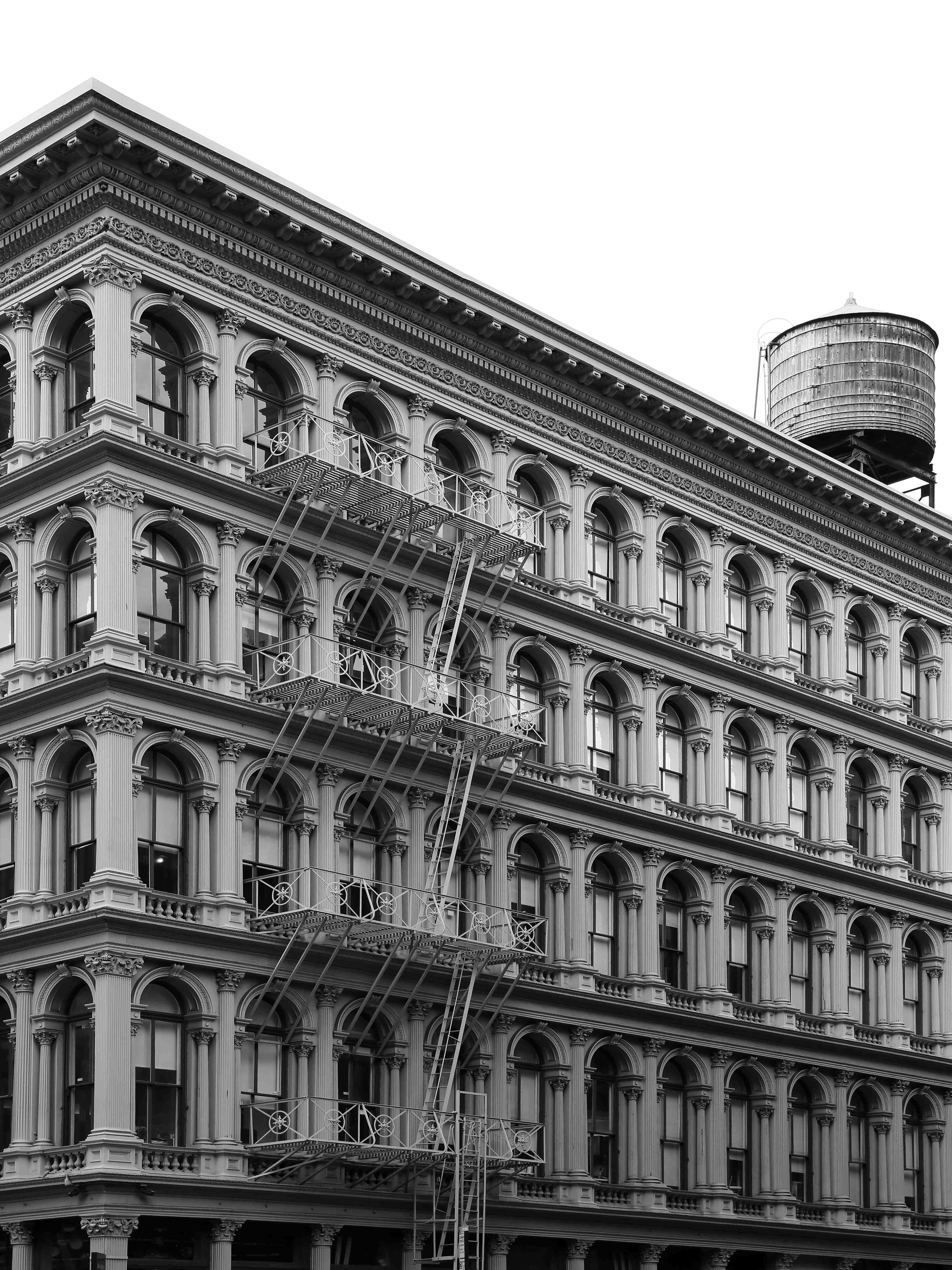 Büro Wandgestaltung-Gräuliches Foto - Architektur in NYC
