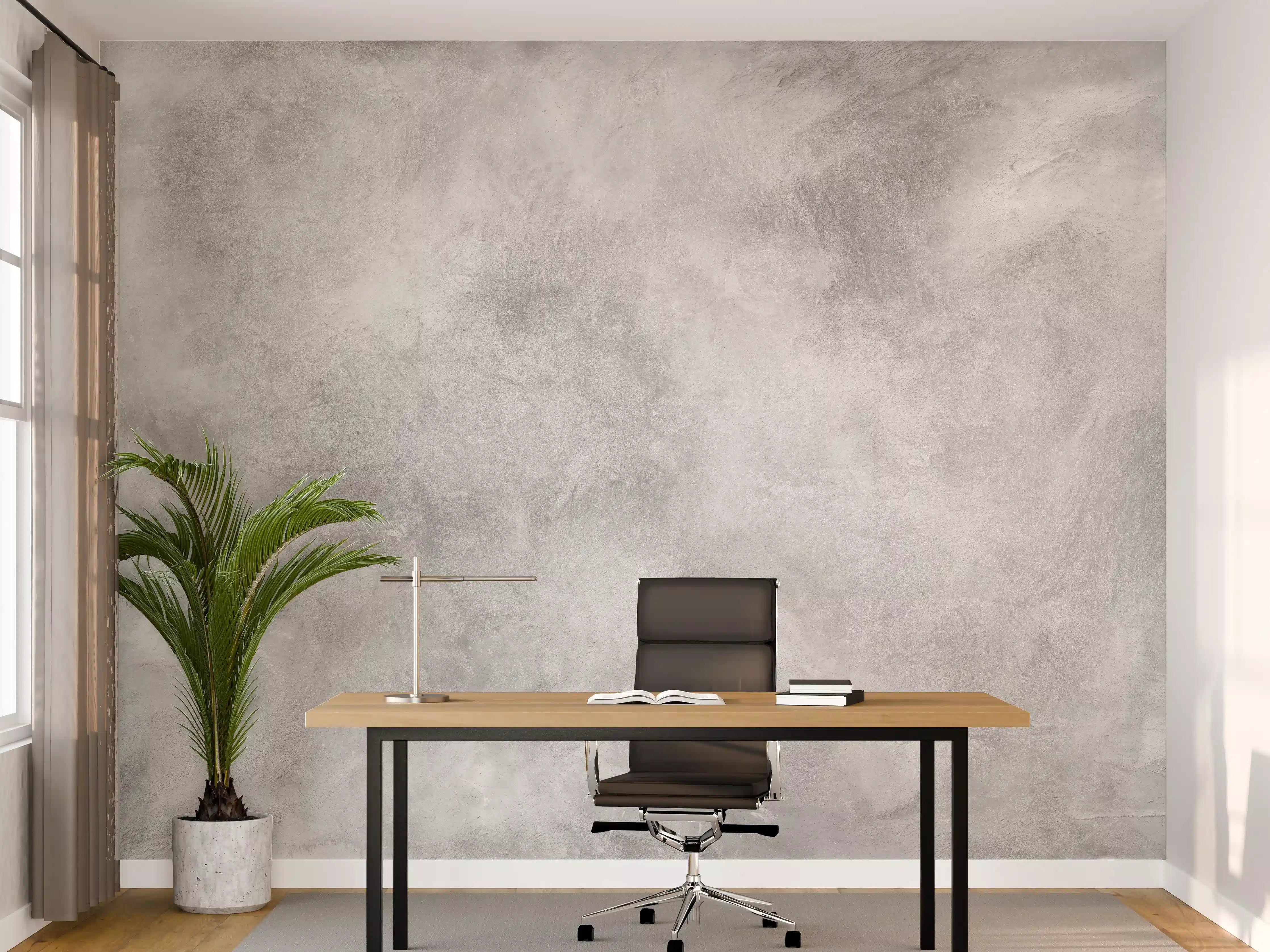 Büro Wandgestaltung - Gräuliches Marmor Design