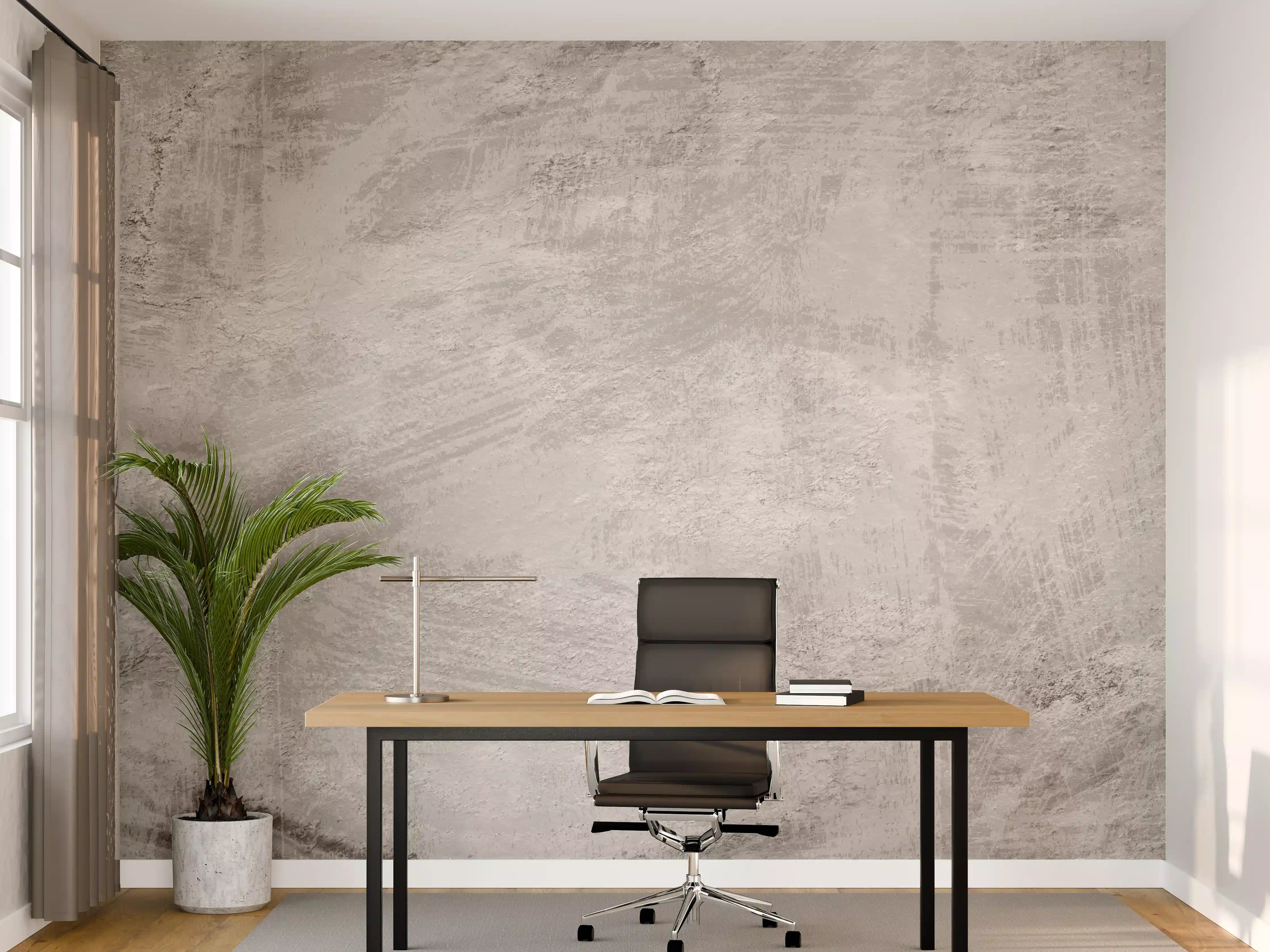 Büro Wandgestaltung - Graue Beton Textur Struktur
