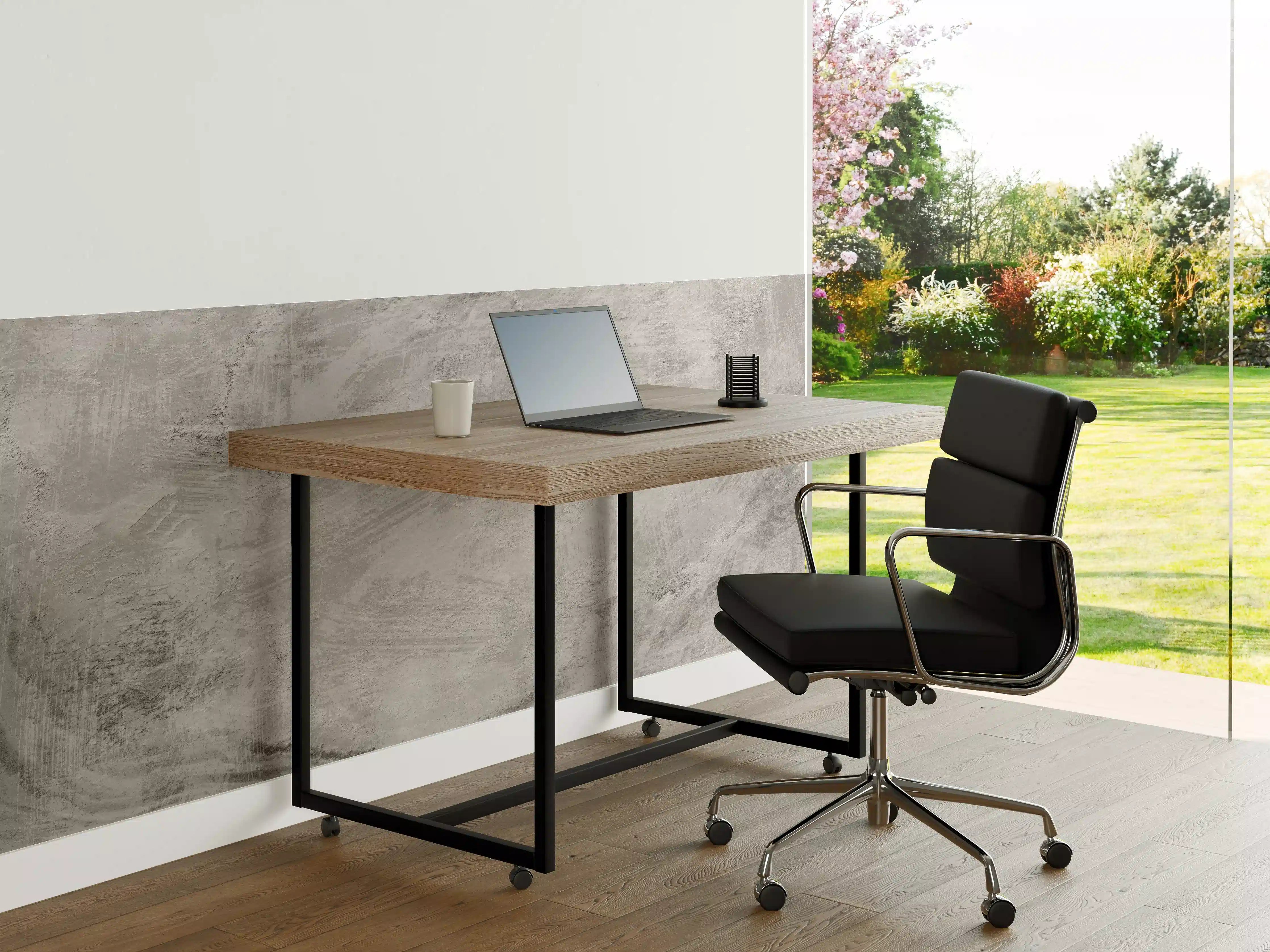 Büro Wandgestaltung - Graue Beton Textur Struktur