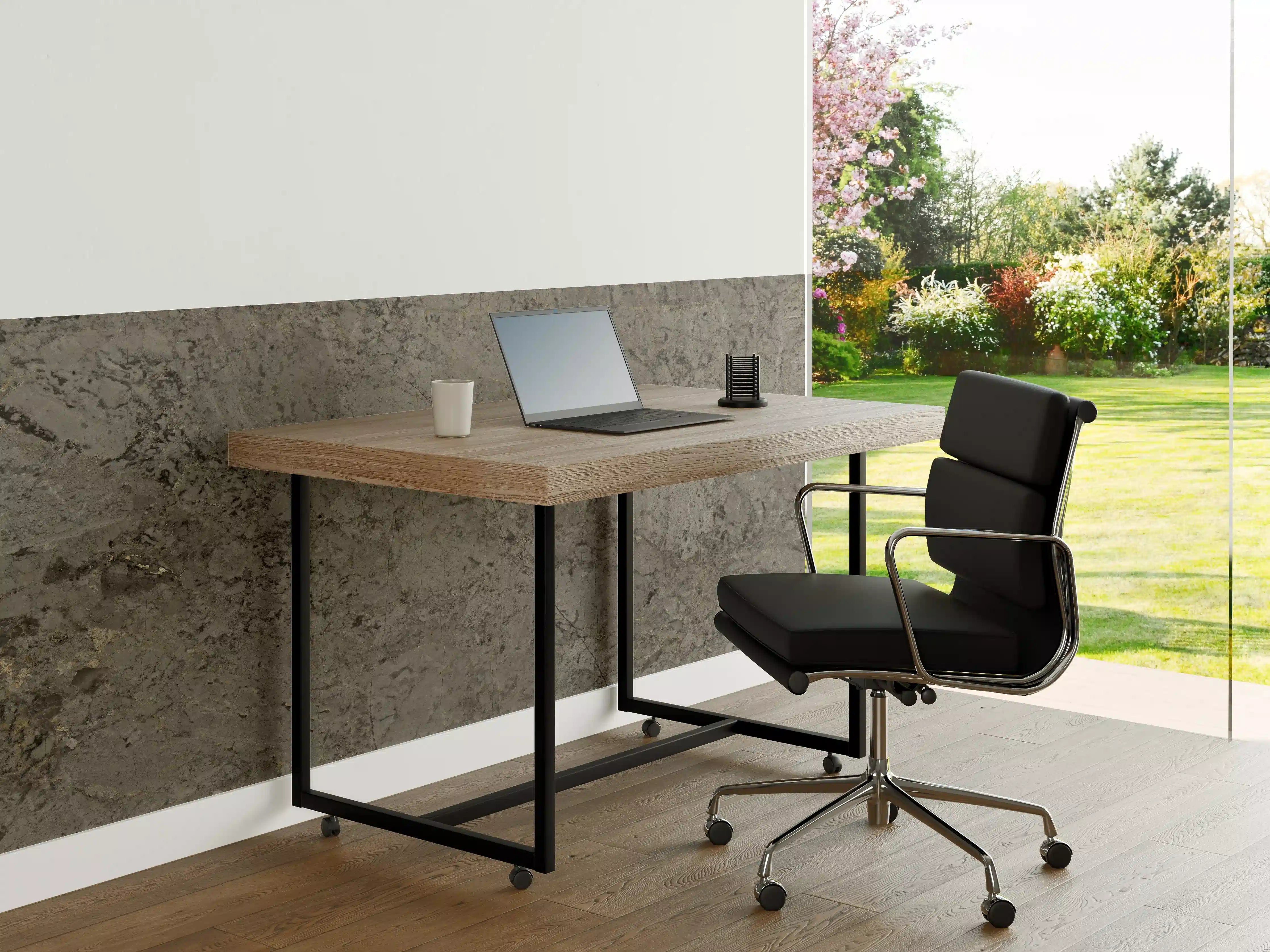 Büro Wandgestaltung - Graue Granit Textur