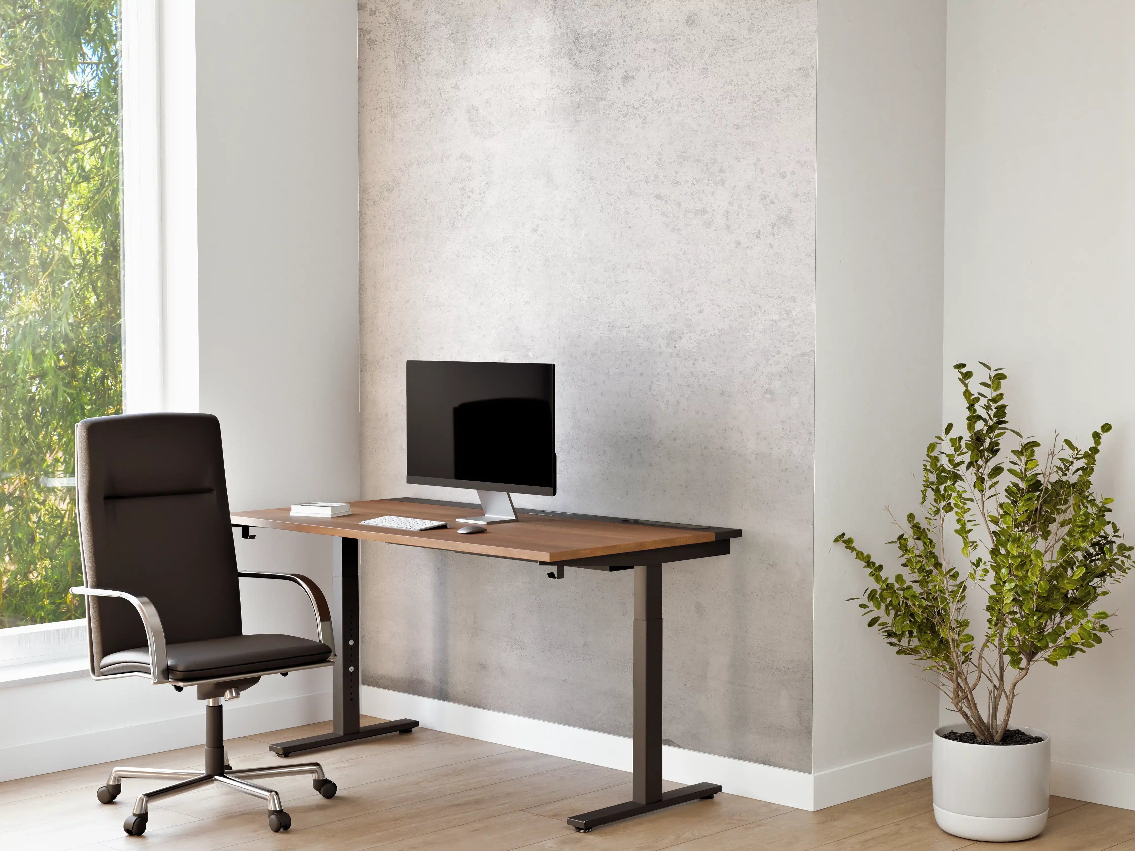 Büro Wandgestaltung - Graue Grunge Betonwand