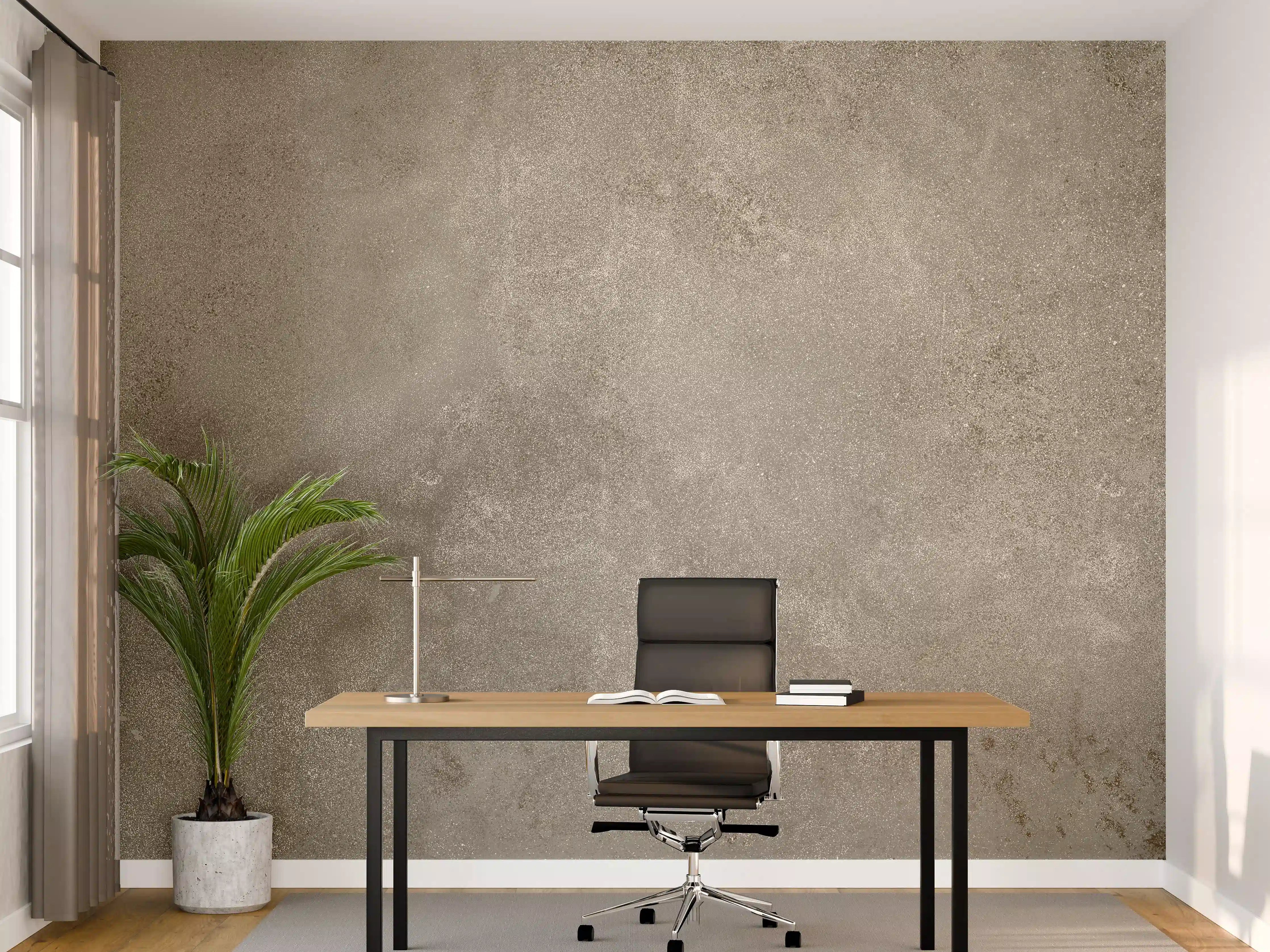 Büro Wandgestaltung - Graue alte Kalksteinwand