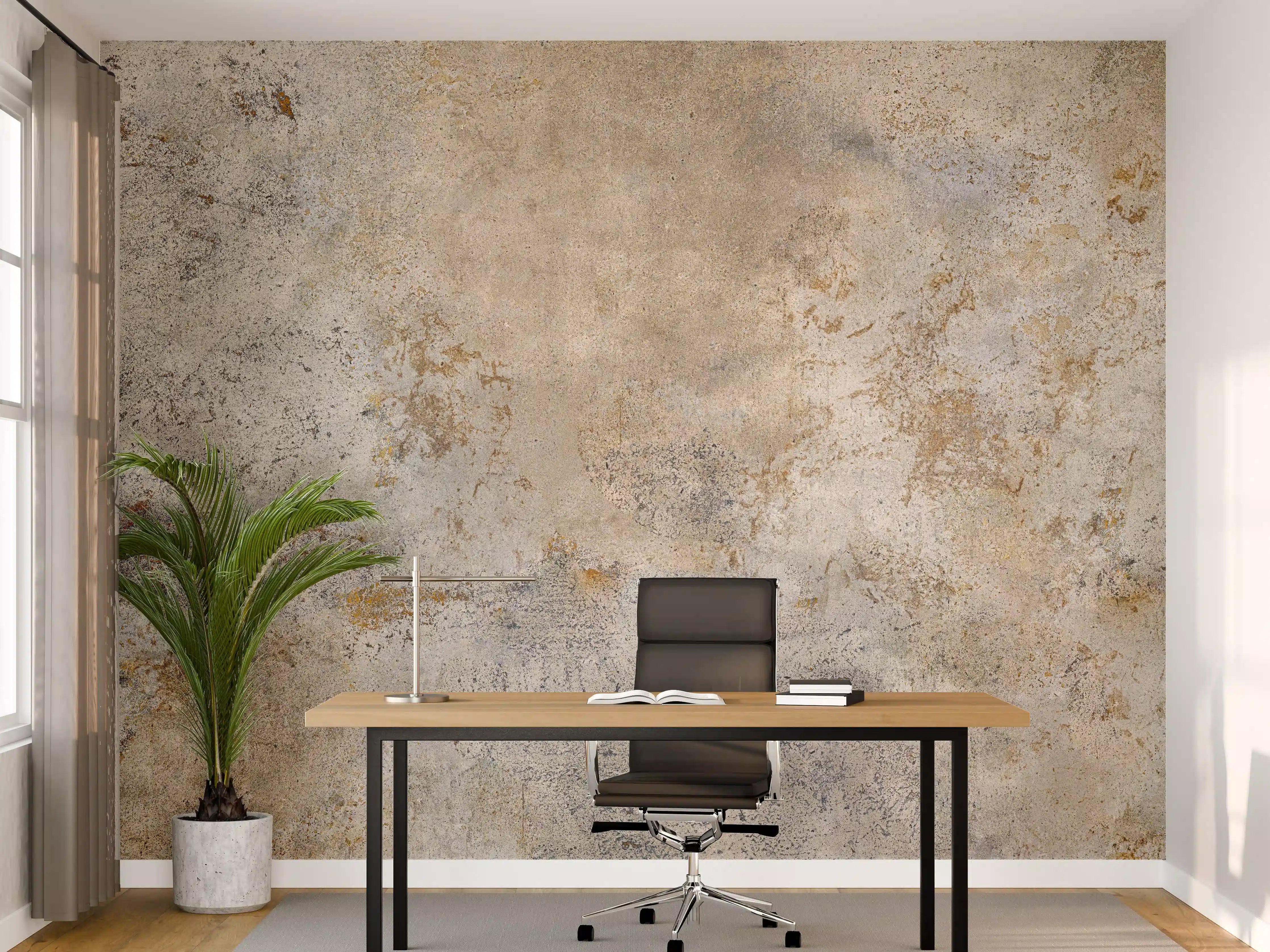 Büro Wandgestaltung - Grauer Zement Hintergrund