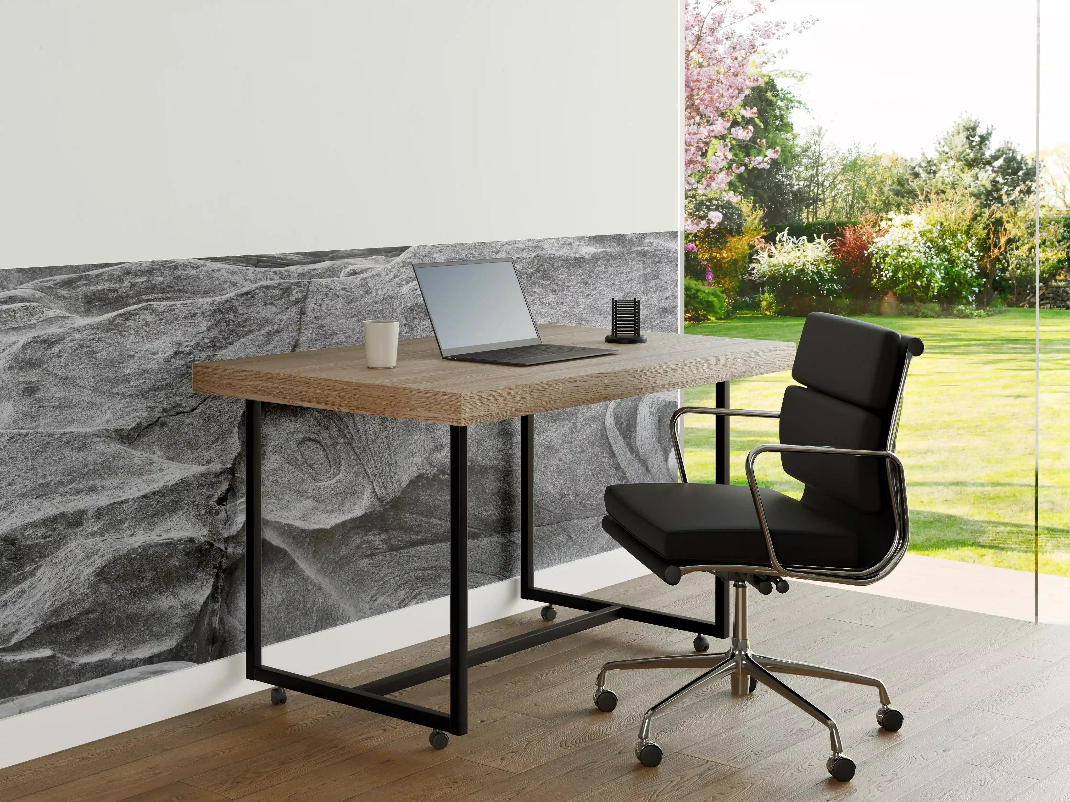 Büro Wandgestaltung - Grauschattierter Verzasca-Felsen