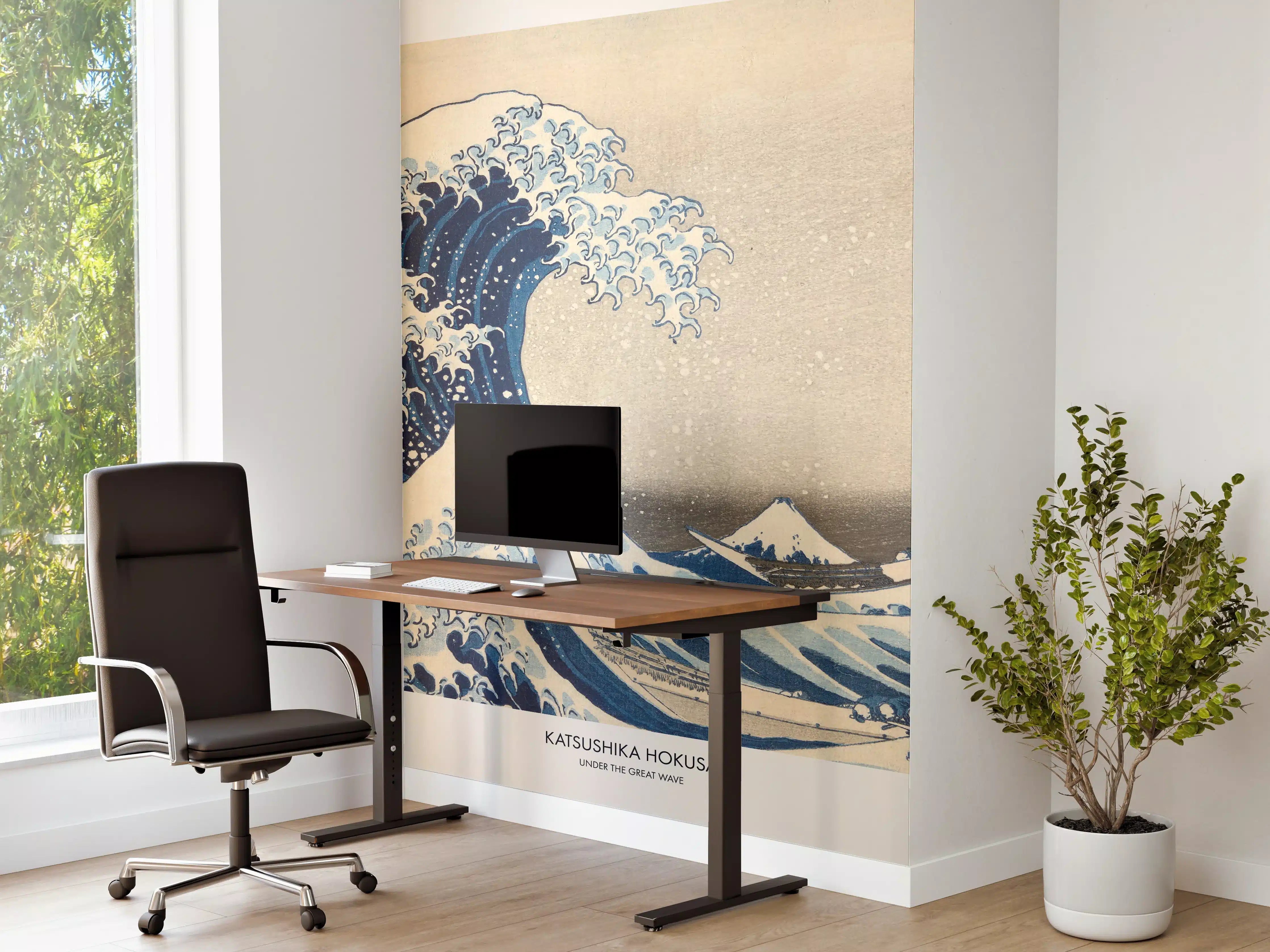 Büro Wandgestaltung - Große Wellen - Gemälde