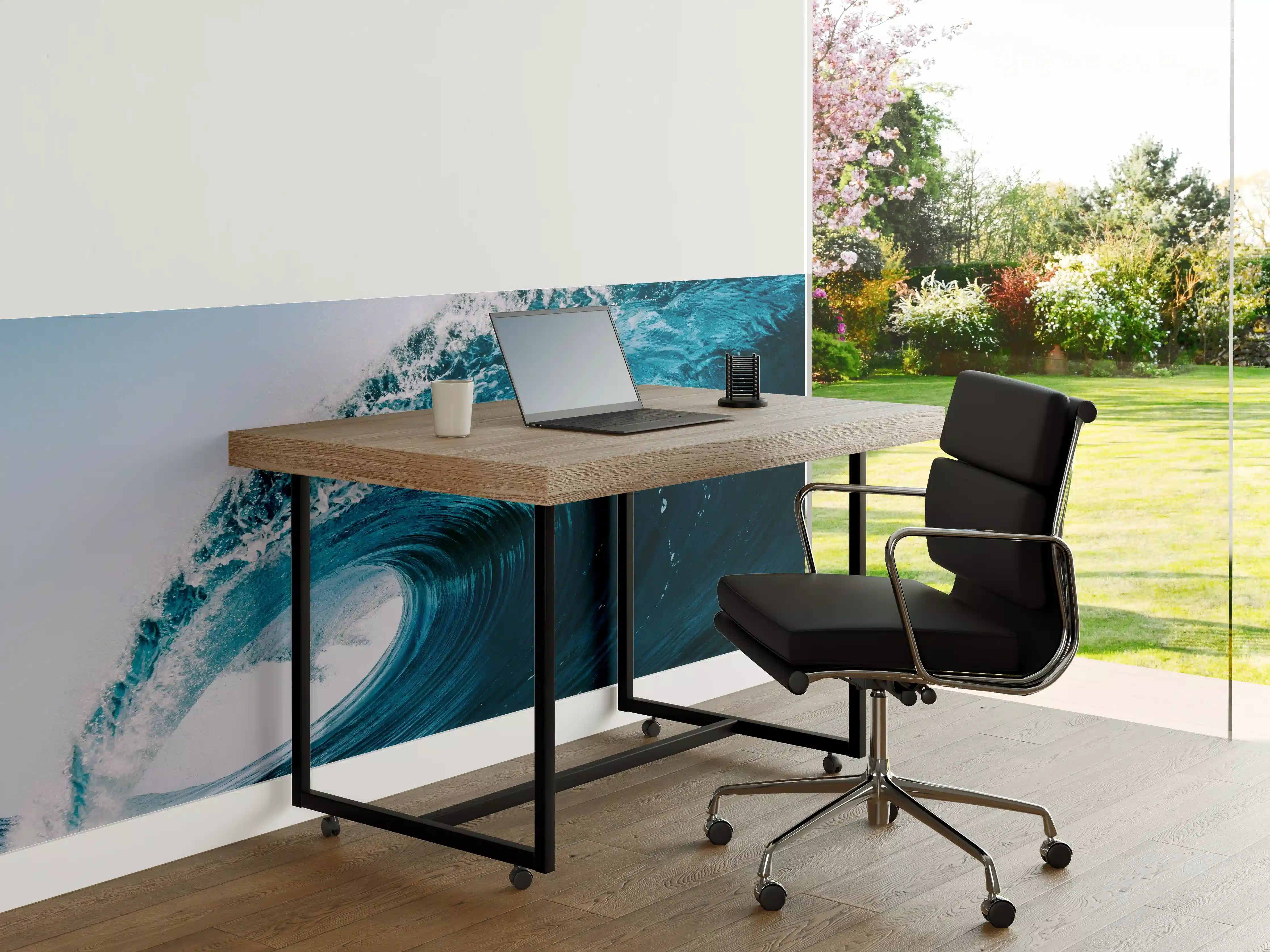 Büro Wandgestaltung - Große klare Meereswelle