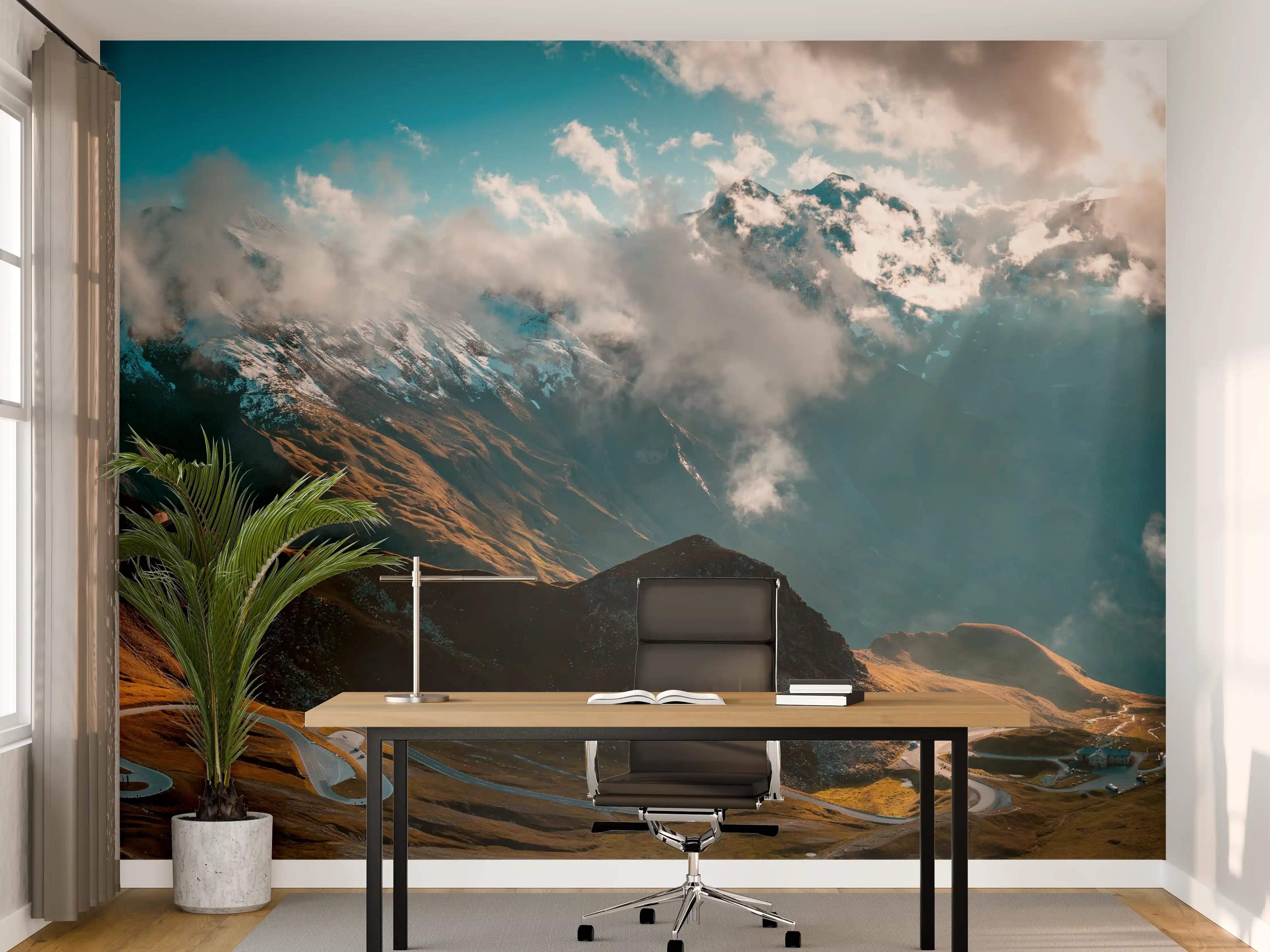 Büro Wandgestaltung - Großglockner Alpenstraße in Österreich