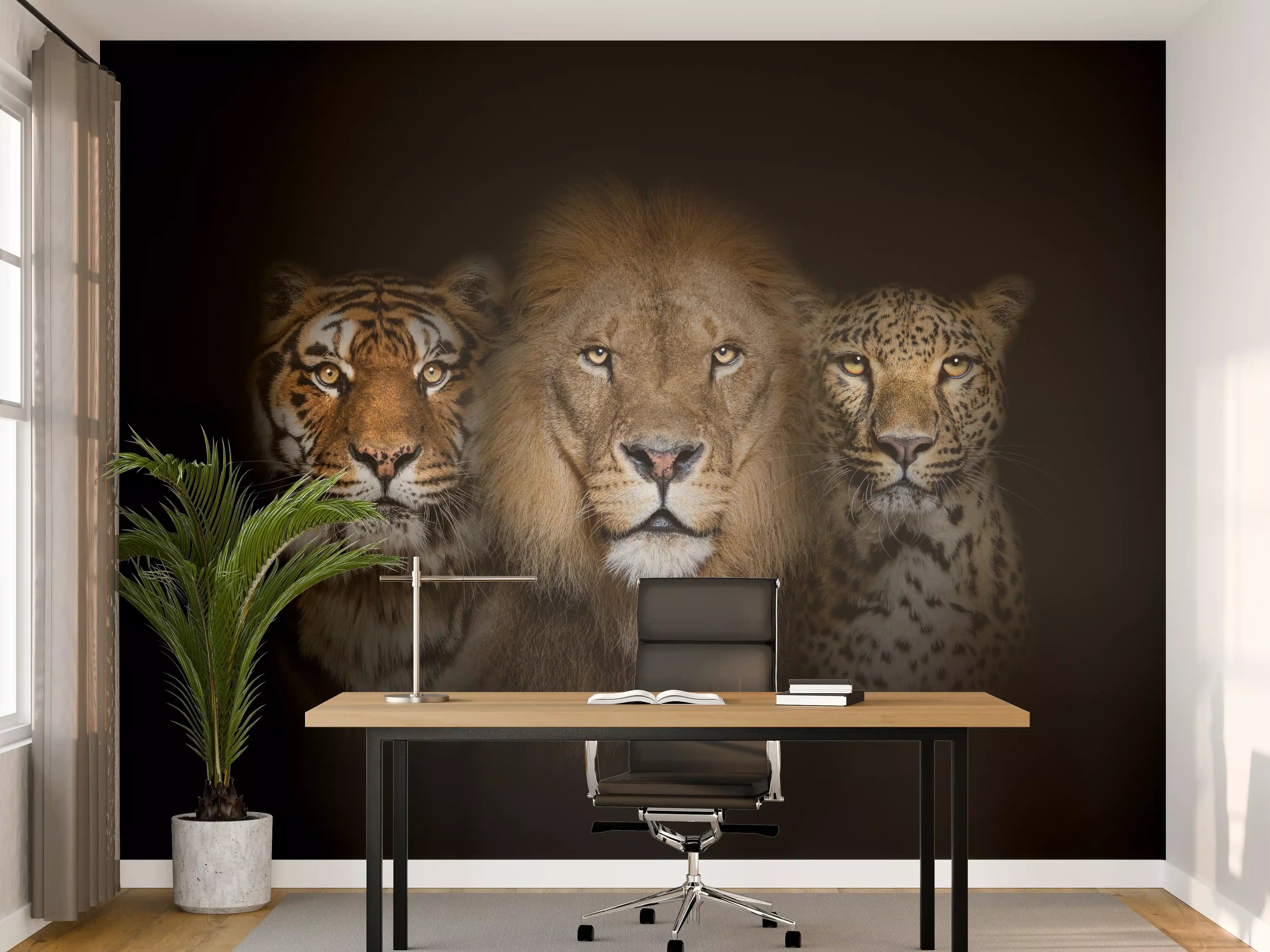 Büro Wandgestaltung - Großkatzen