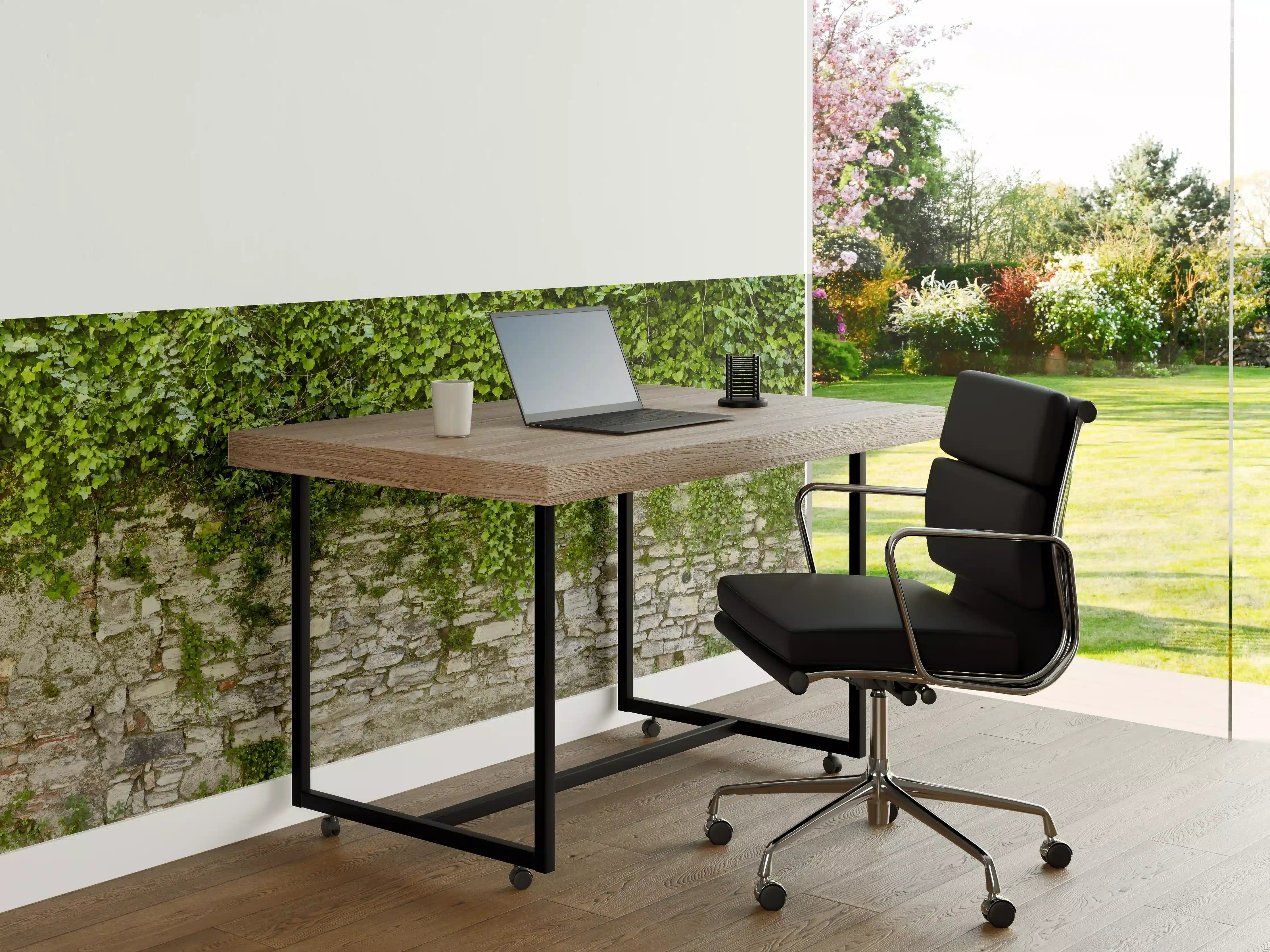 Büro Wandgestaltung - Grün überwucherte Burgmauer
