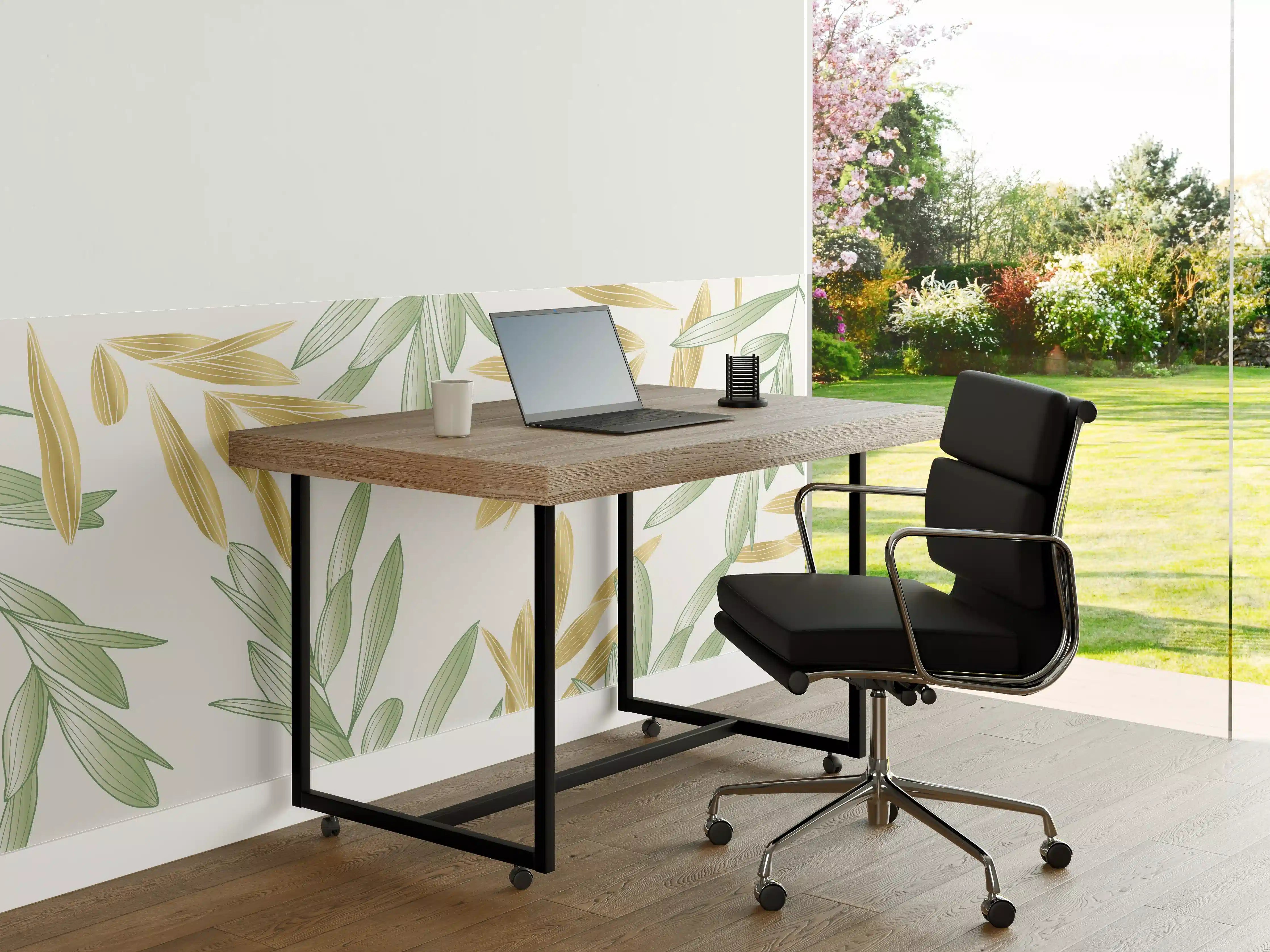 Büro Wandgestaltung - Grüne Olivenzweige Muster