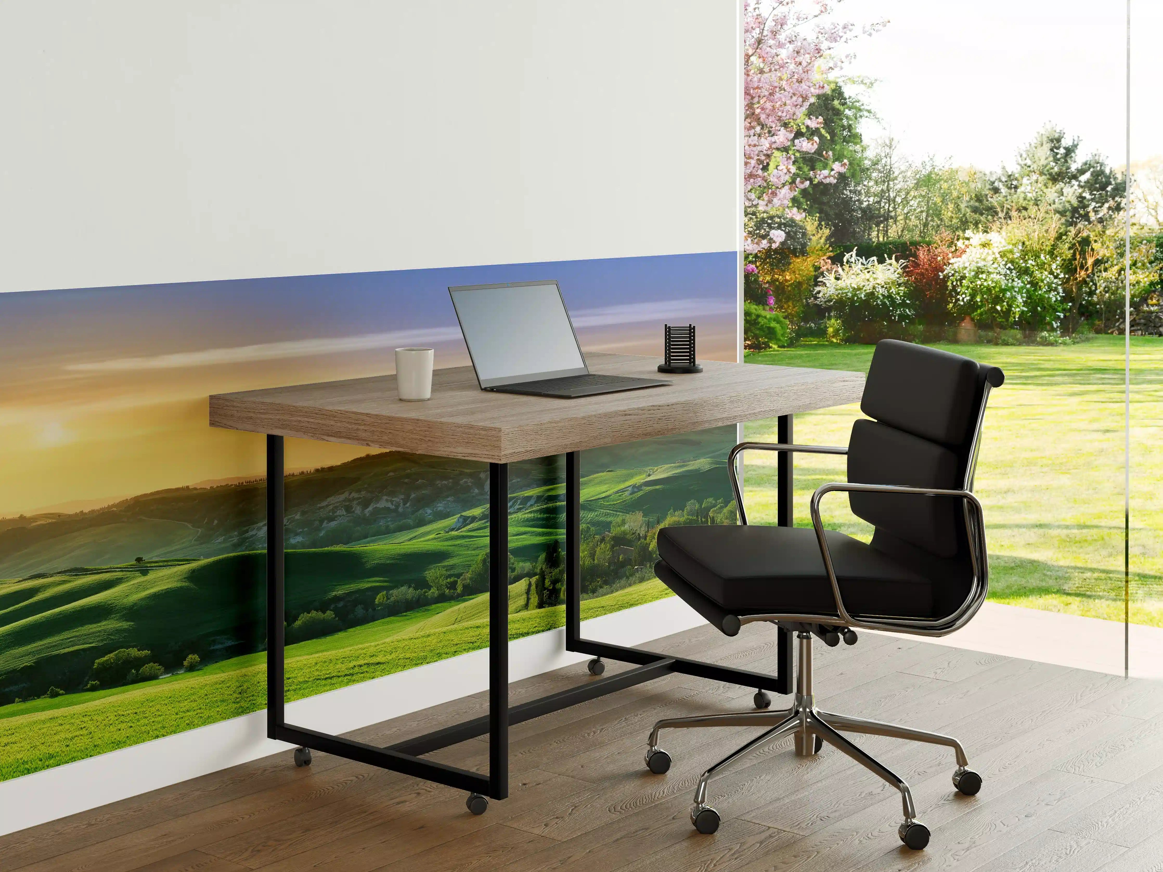 Büro Wandgestaltung - Grüne Toskana Panorama