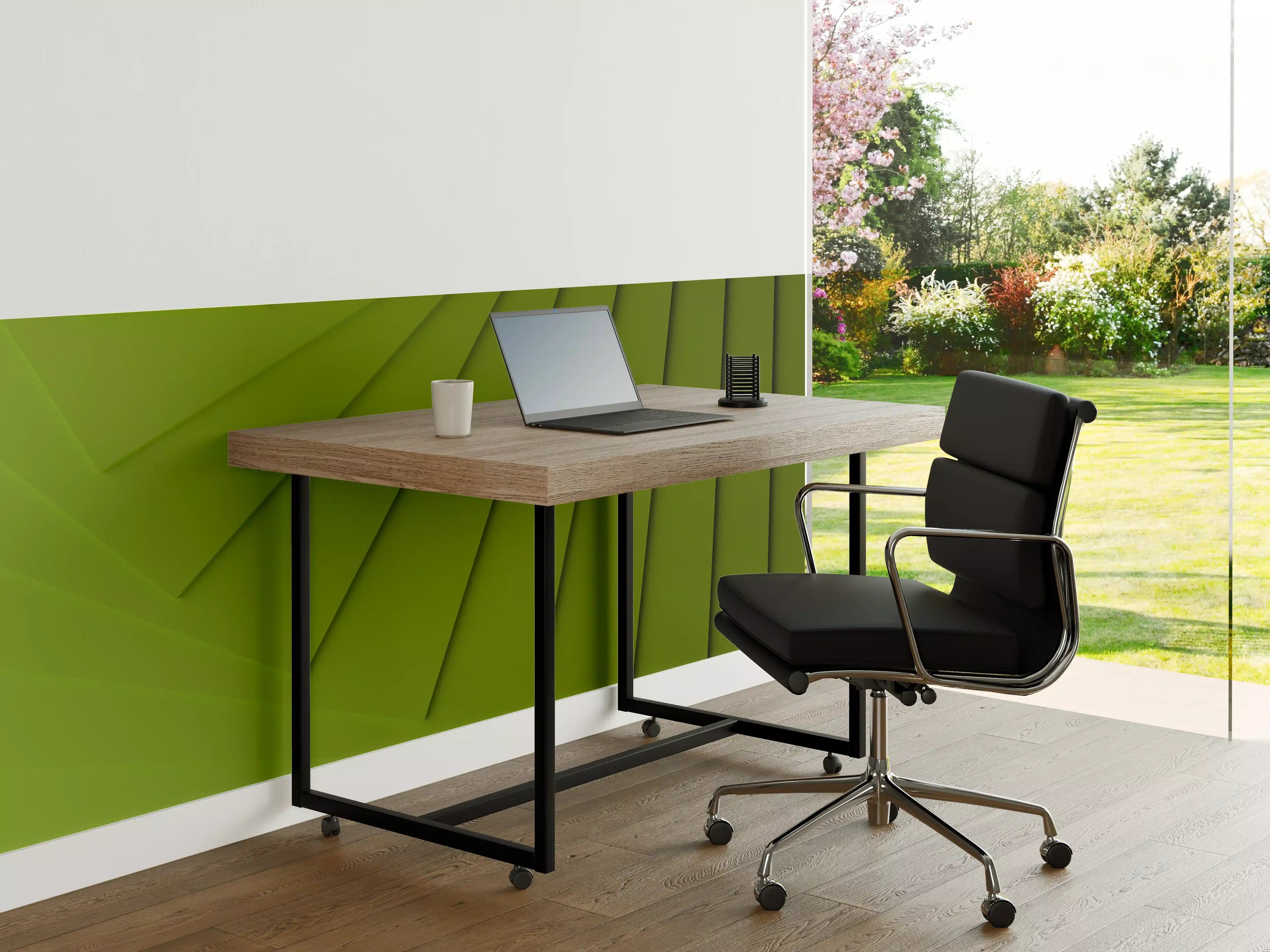 Büro Wandgestaltung - Grüner Moderner Hintergrund 