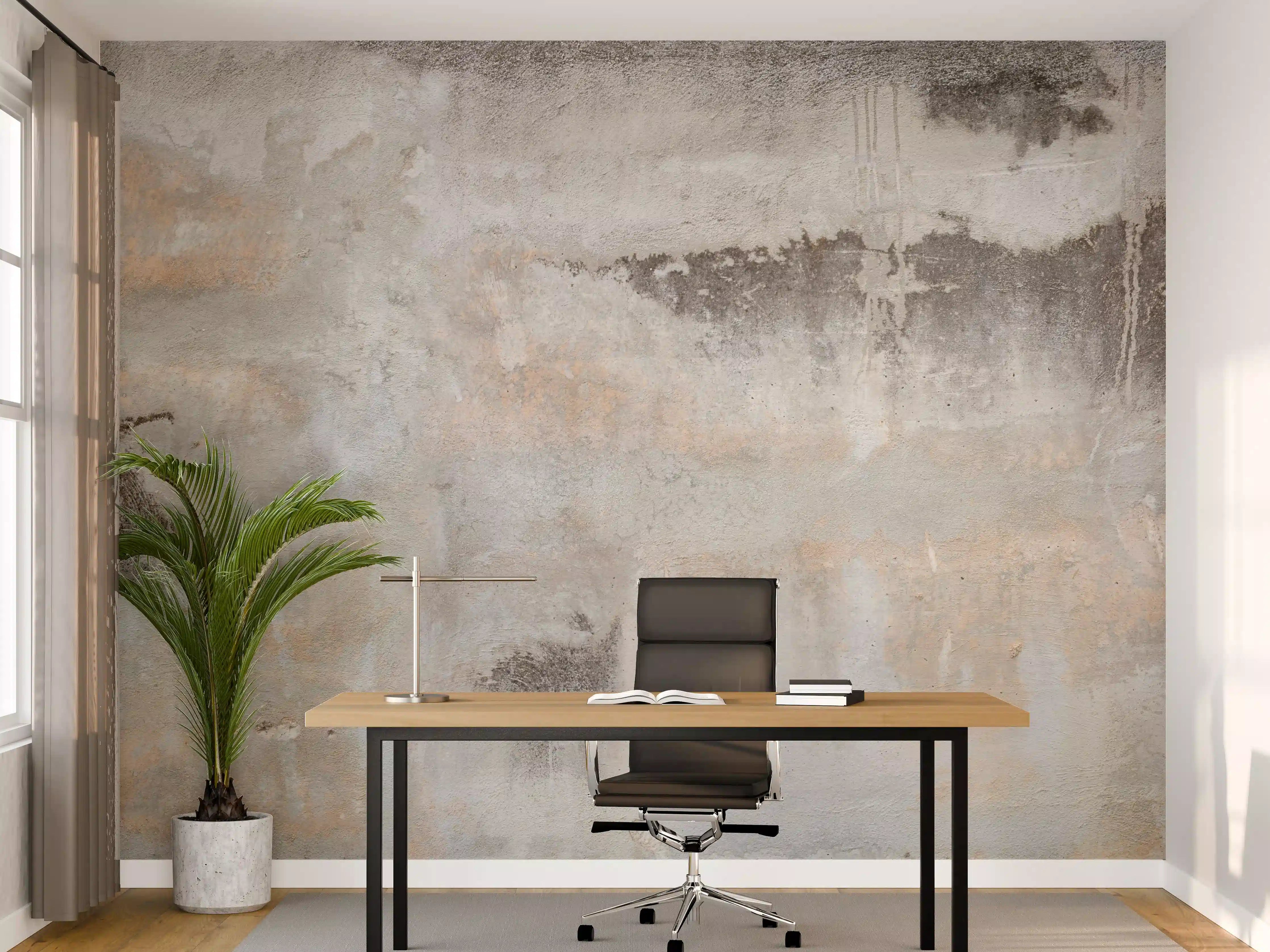 Büro Wandgestaltung - Grunge Betonwand