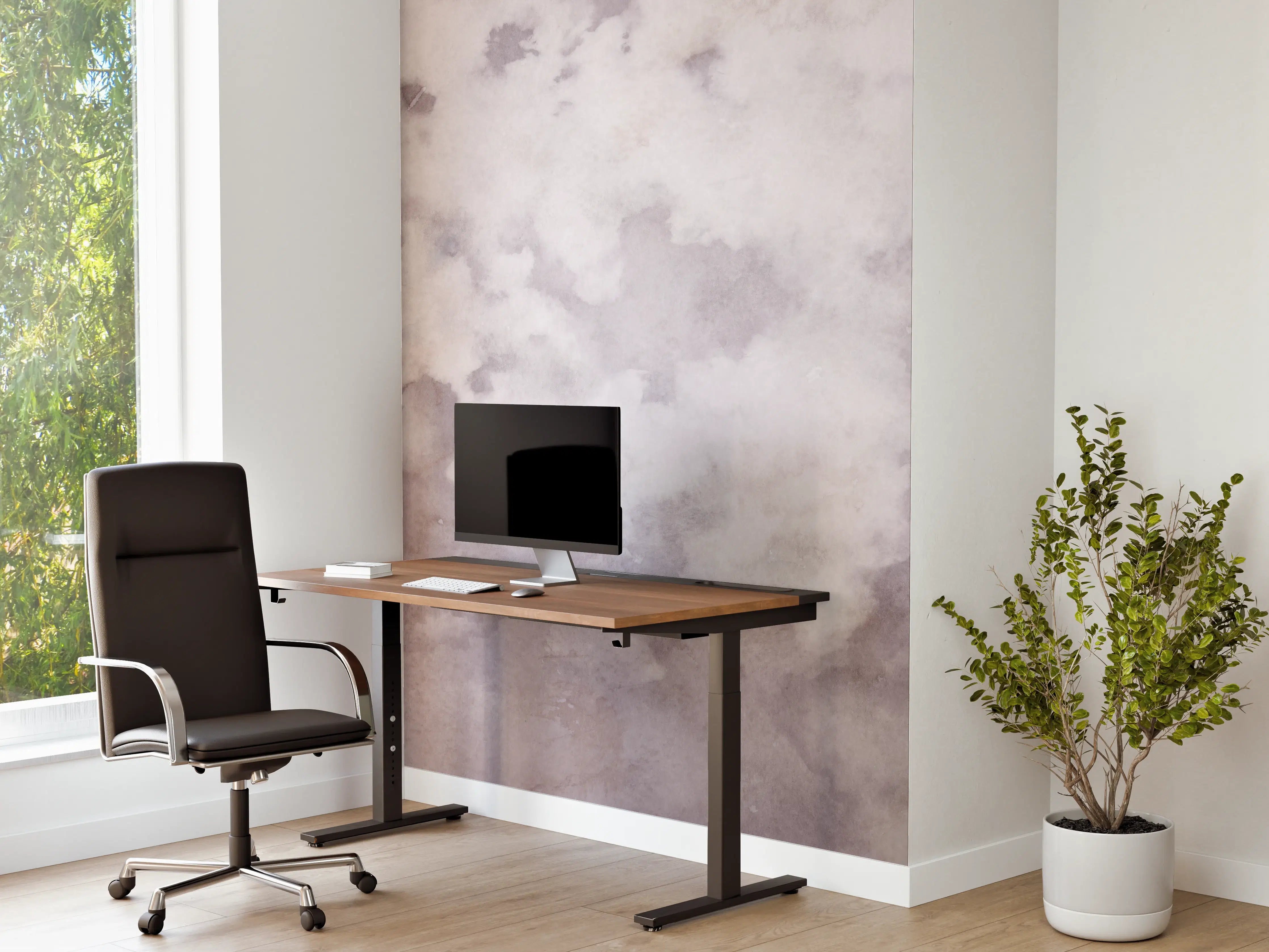 Büro Wandgestaltung - Grunges Design - Aquarellmalerei