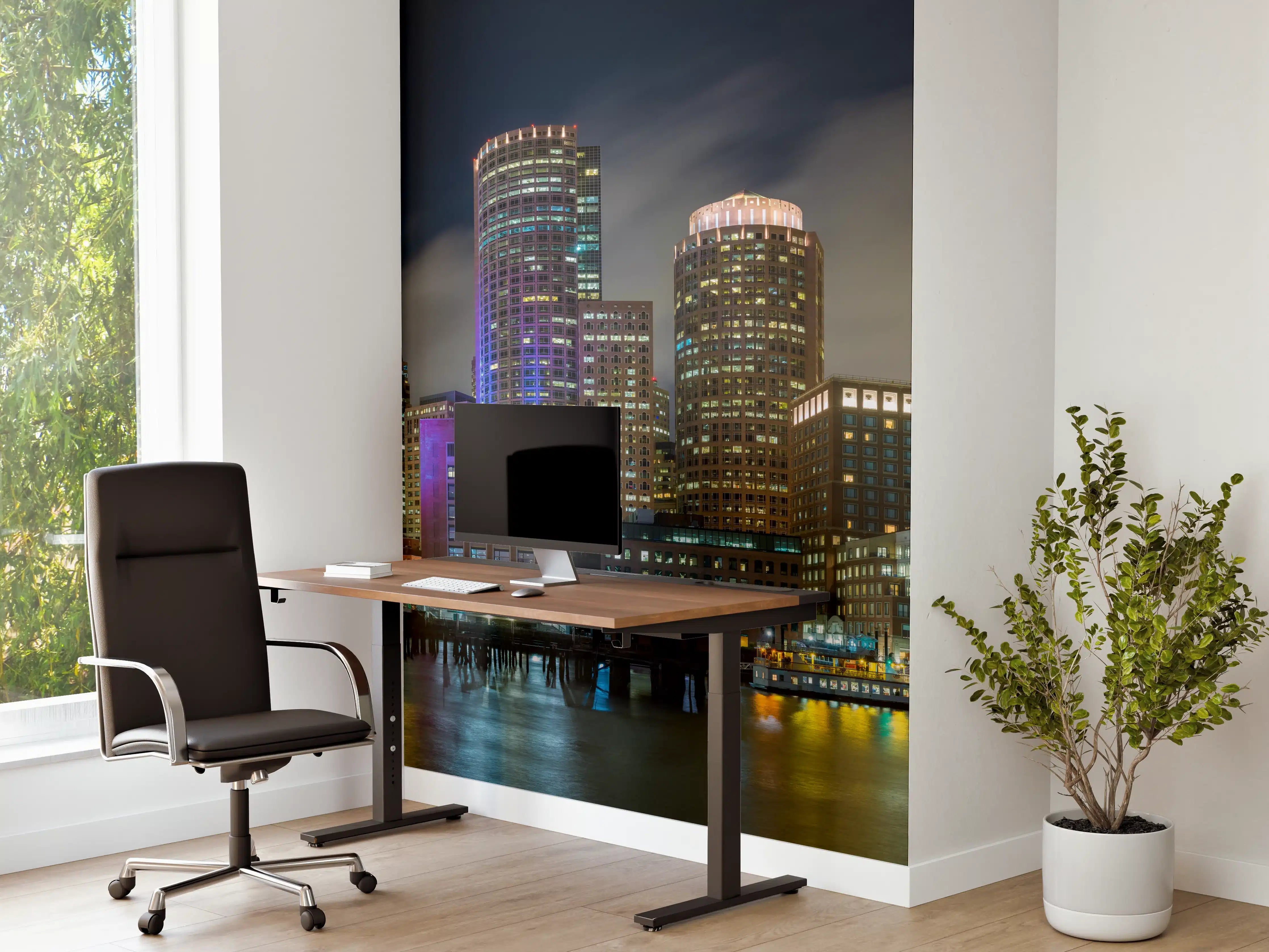 Büro Wandgestaltung - Hafen von Boston