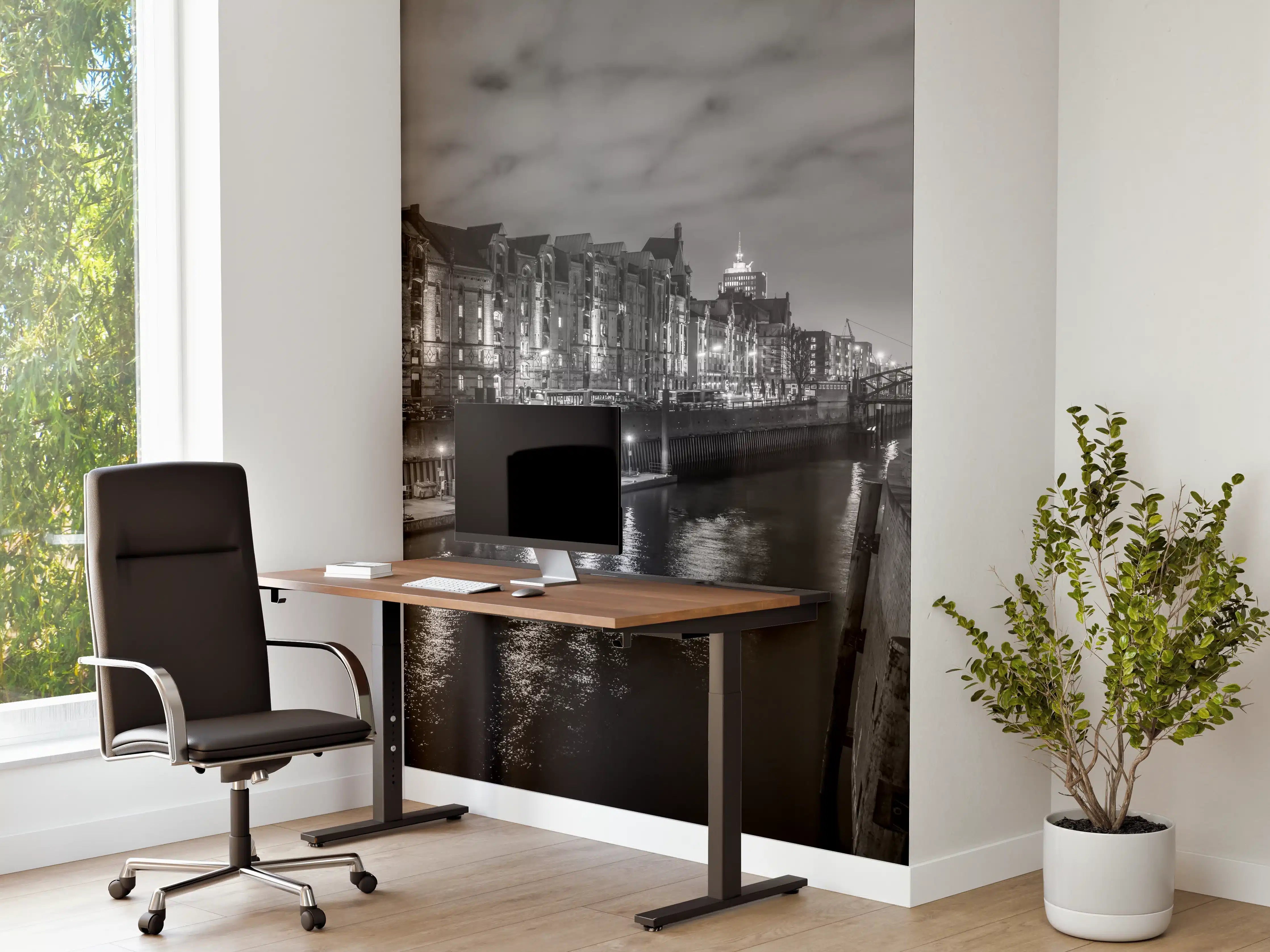 Büro Wandgestaltung - Hamburg Nacht
