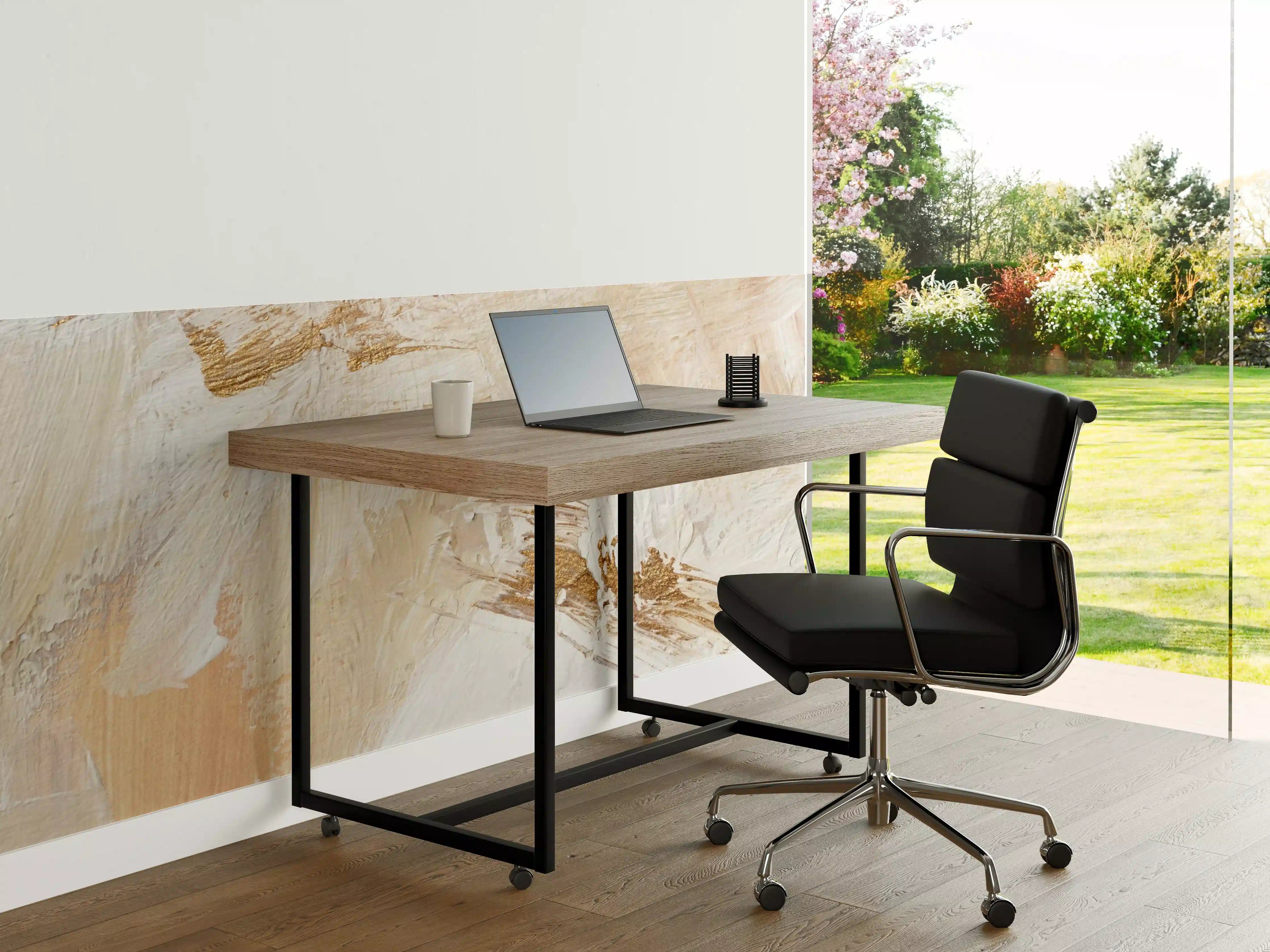 Büro Wandgestaltung - Handgemalter Hintergrund - Abstrakt