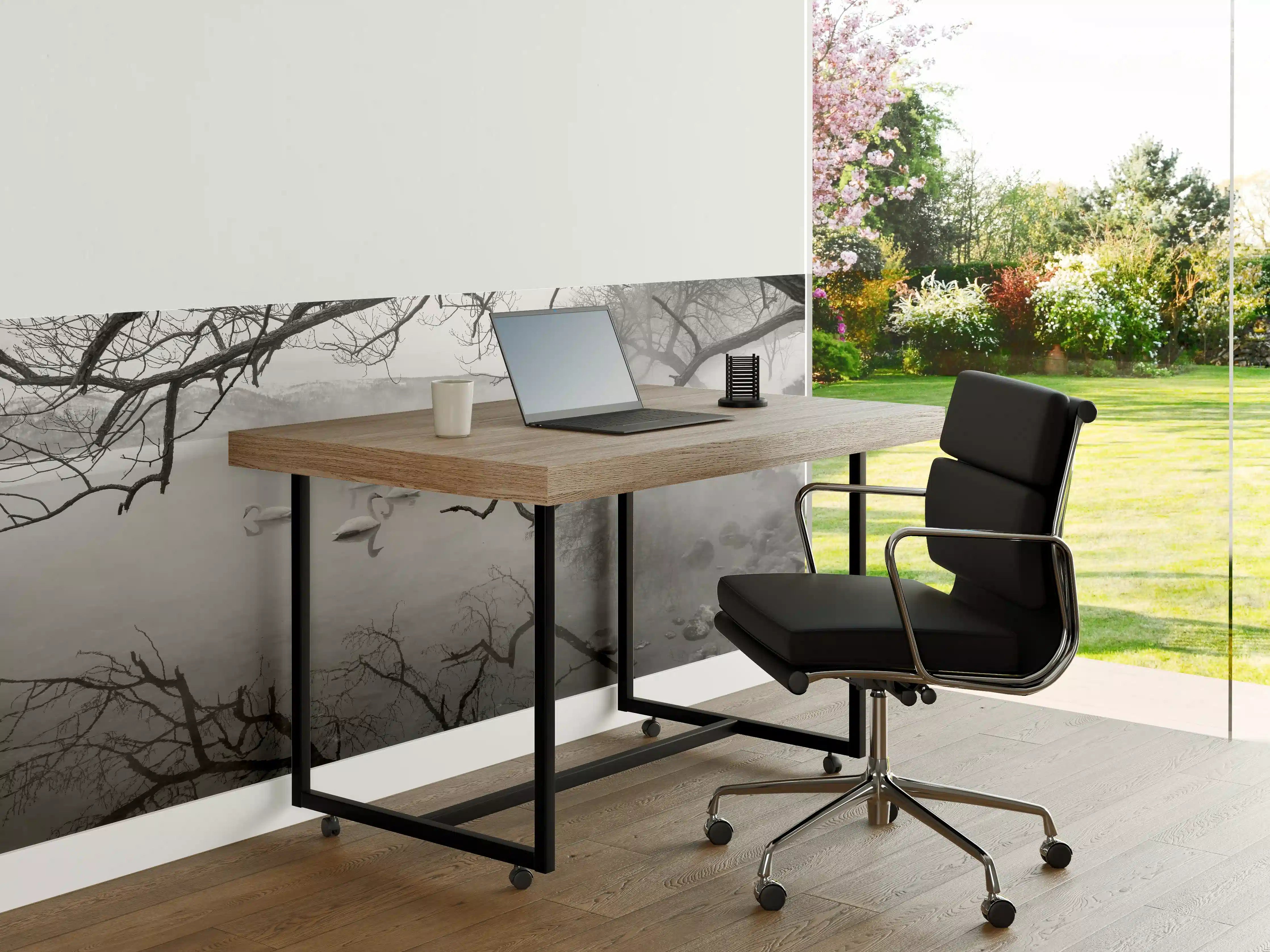 Büro Wandgestaltung - Heiße Quelle mit Schwänen
