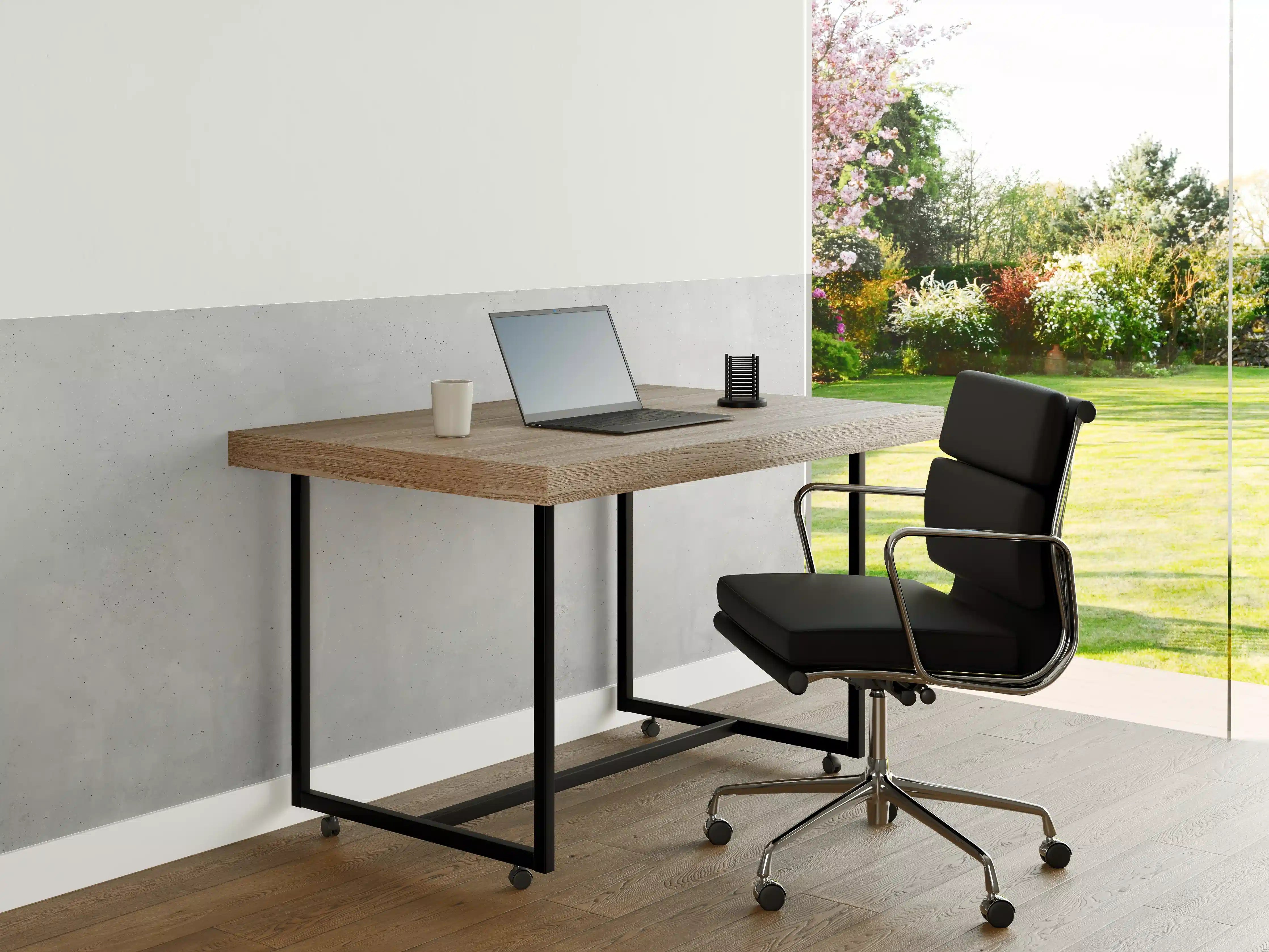 Büro Wandgestaltung - Helle graue Betonwandtextur
