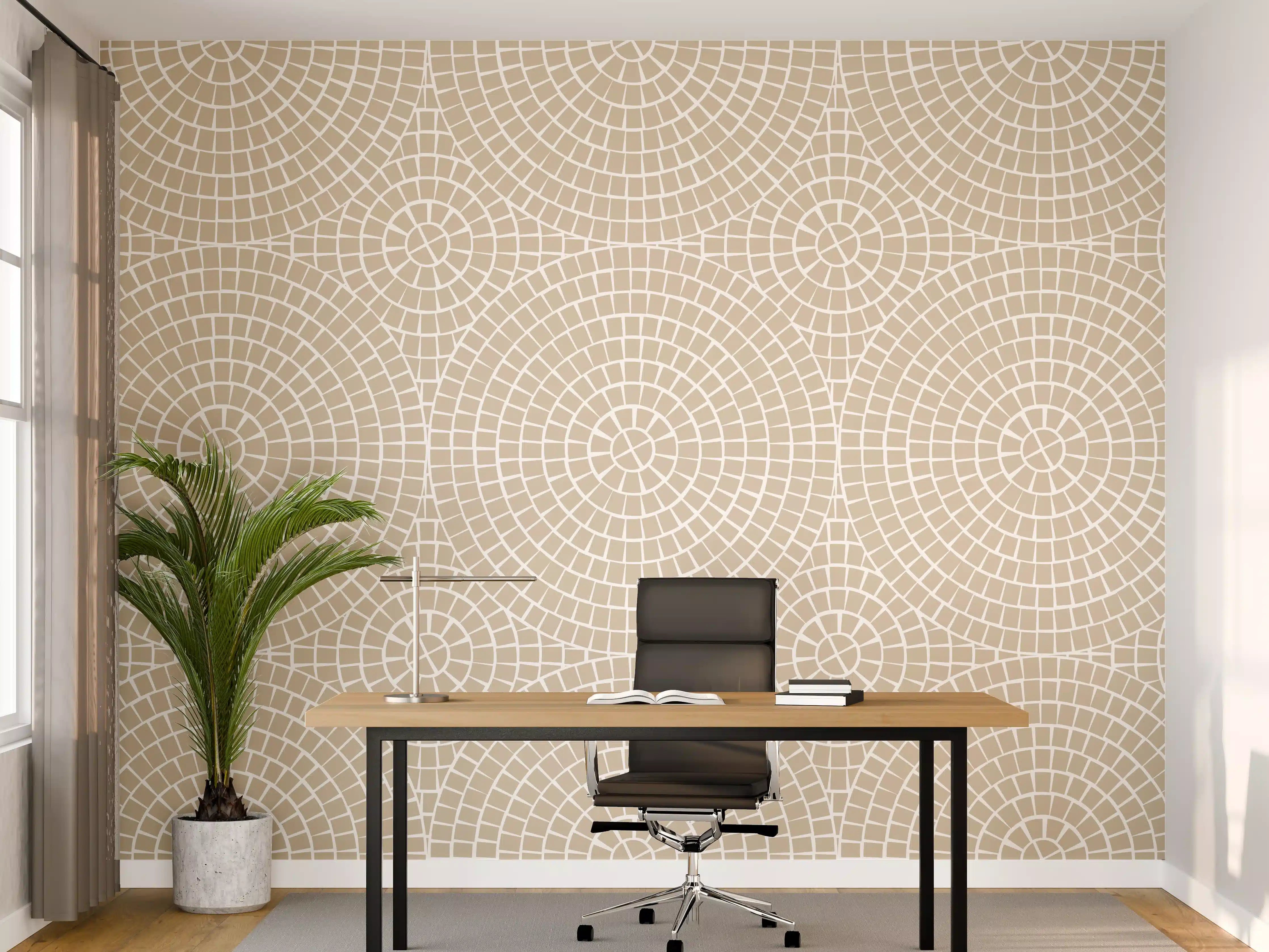 Büro Wandgestaltung - Heller Luxusy Marble mit zartem grauen Schimmer
