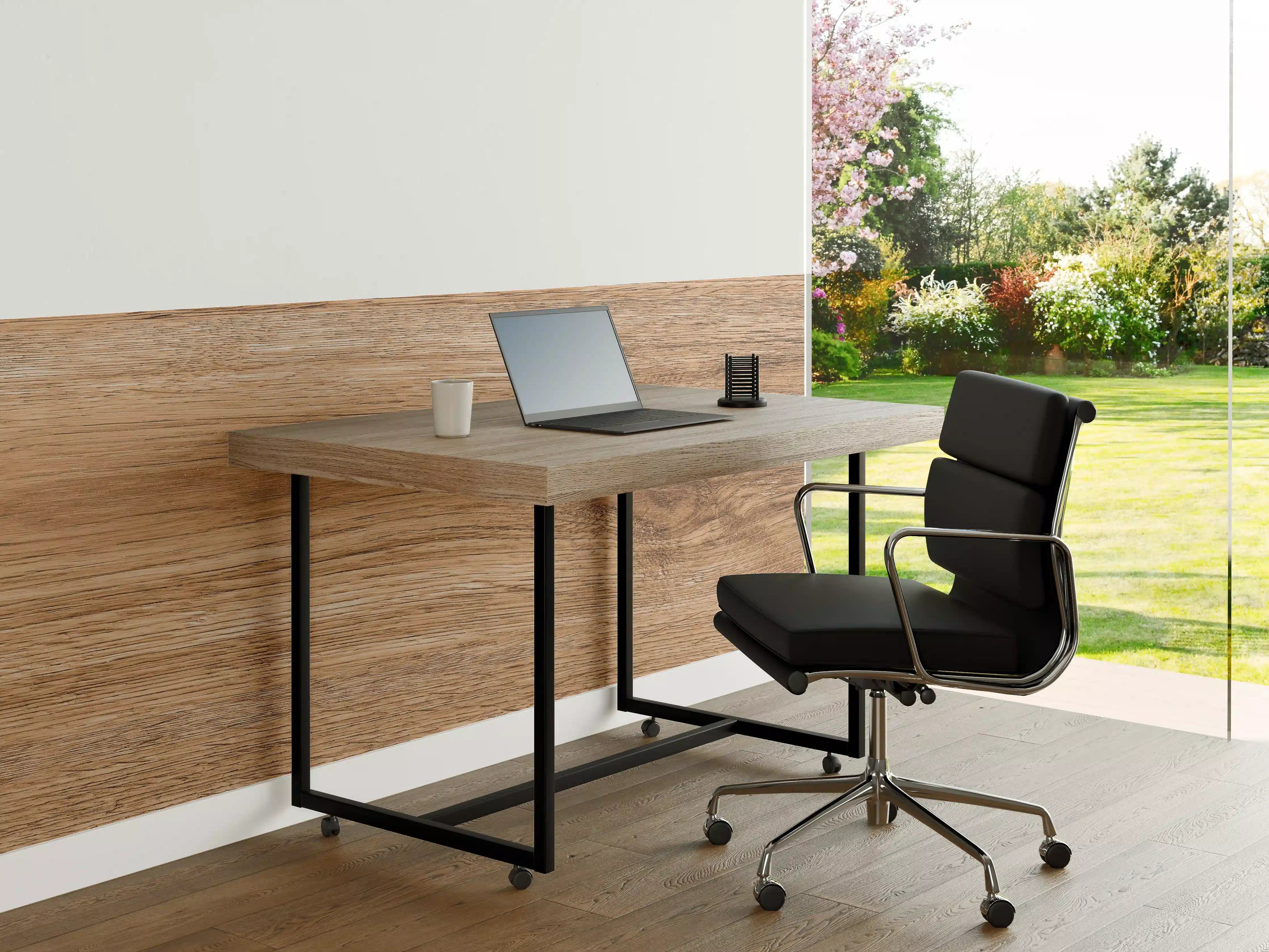 Büro Wandgestaltung - Heller natürlicher Holzhintergrund