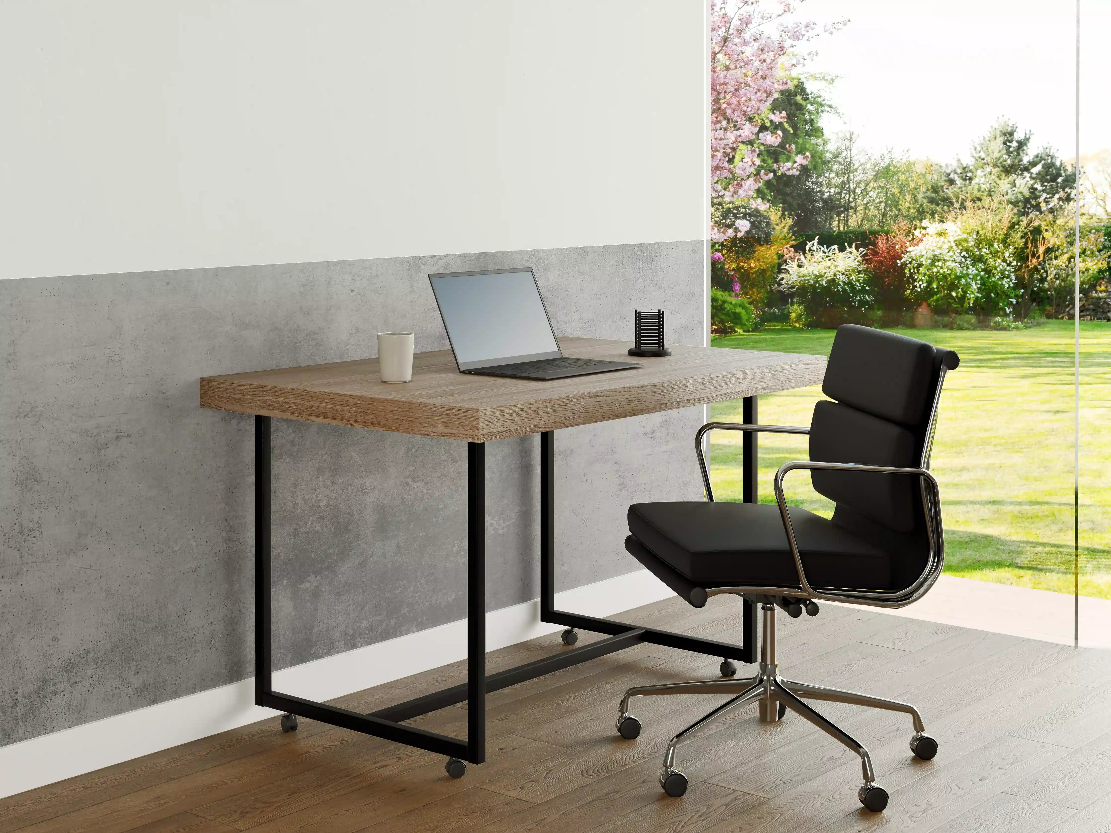 Büro Wandgestaltung - Helles Grau in Weißnuancen