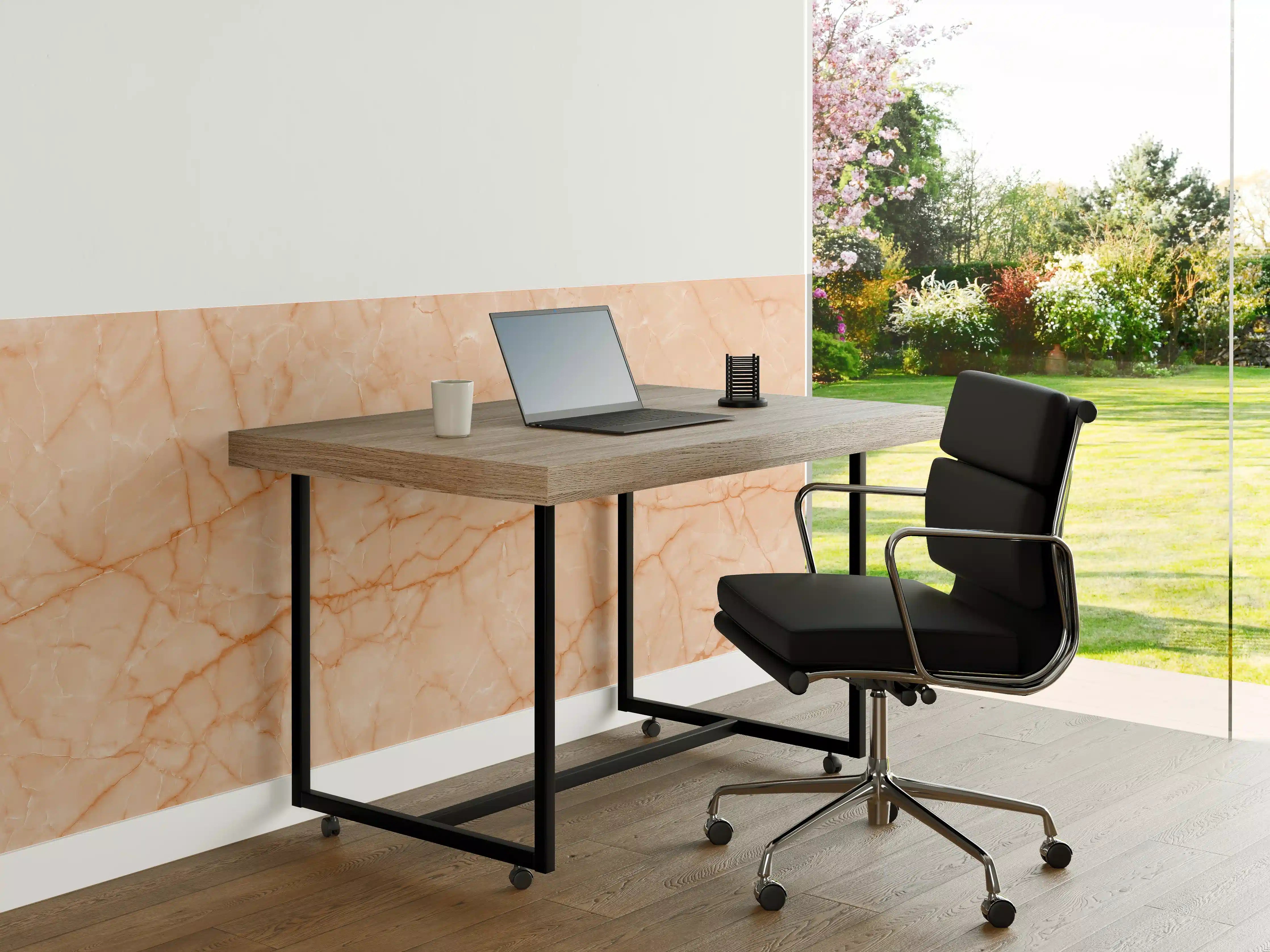 Büro Wandgestaltung - Hellrosa Marmor Naturstein